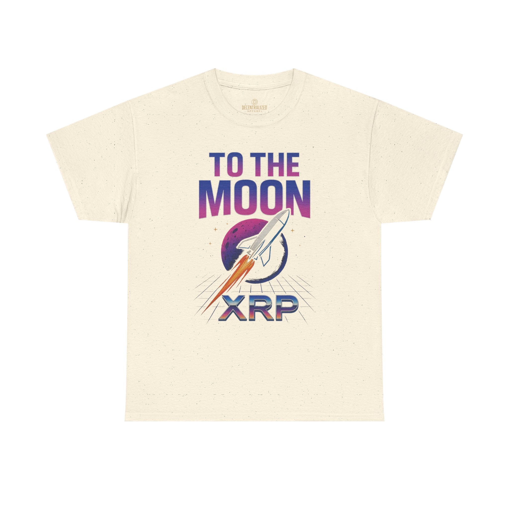 XRP 'To The Moon' T-Shirt — Crypto Investor Rocket Tee