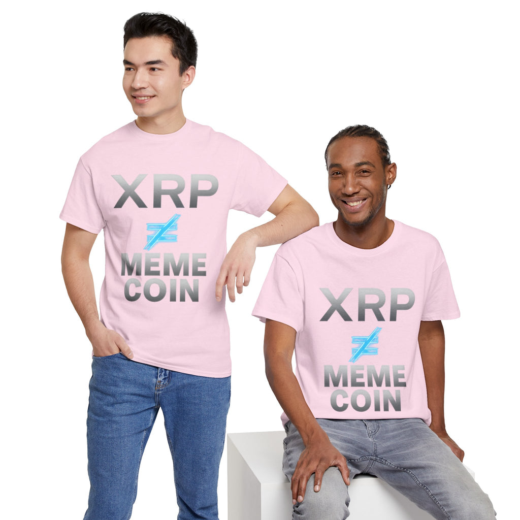 XRP ≠ Meme Coin T-Shirt — Crypto Investor Statement Tee