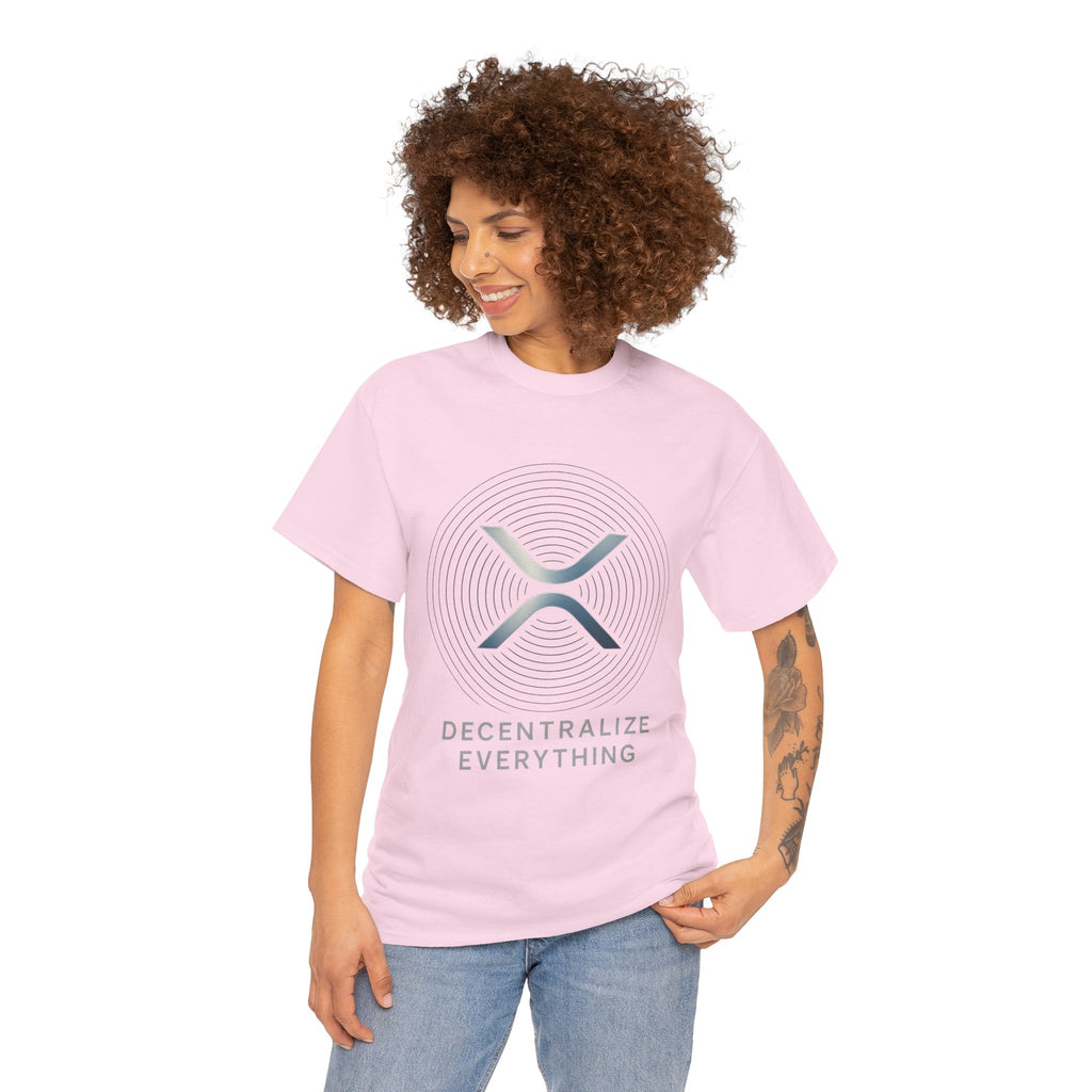 XRP 'Decentralize Everything' Tee - Crypto Logo T-Shirt