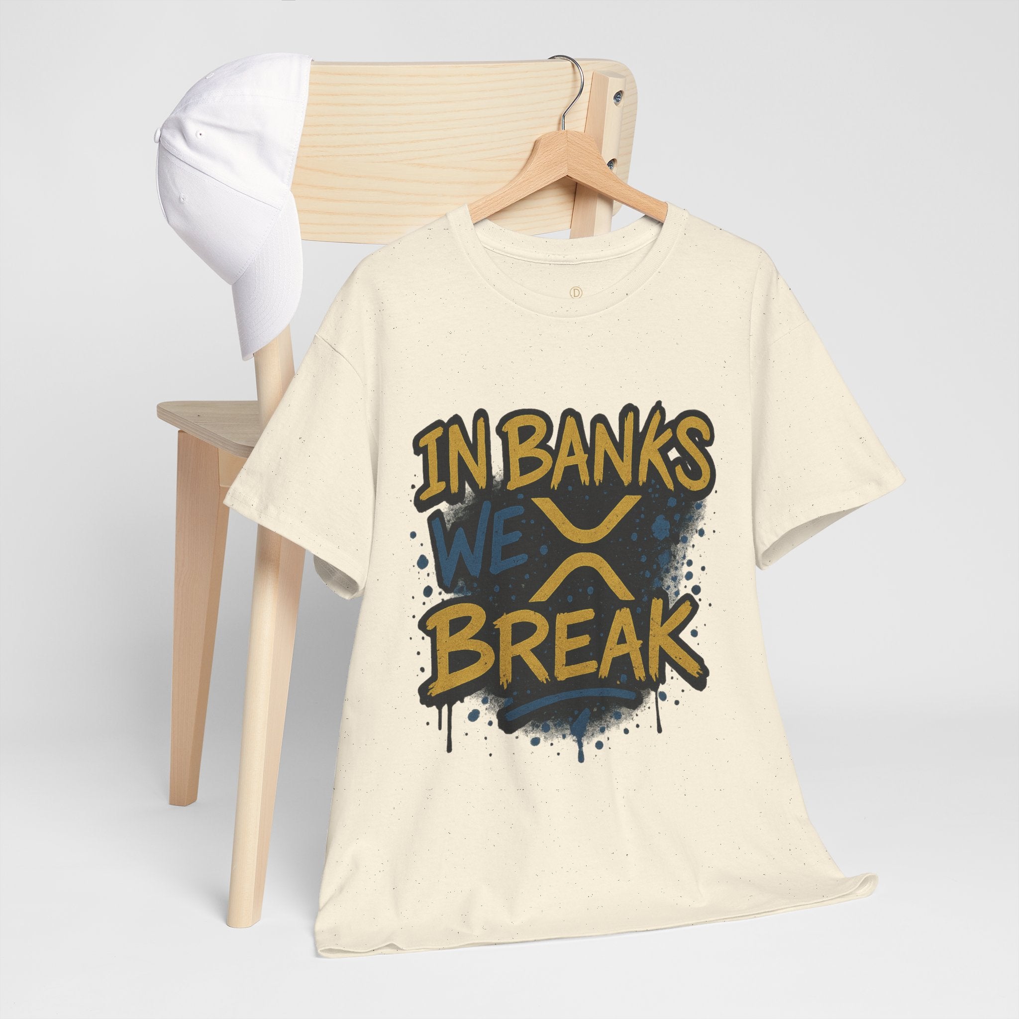Ripple 'In Banks We Break' Graphic Tee — Crypto XRP Streetwear