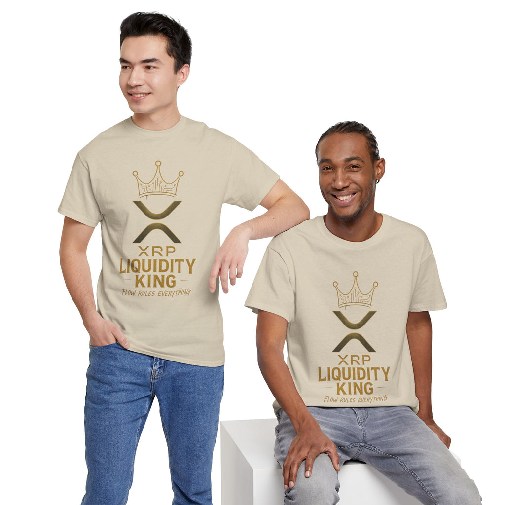 XRP Liquidity King Tee — Crypto Crown T-Shirt