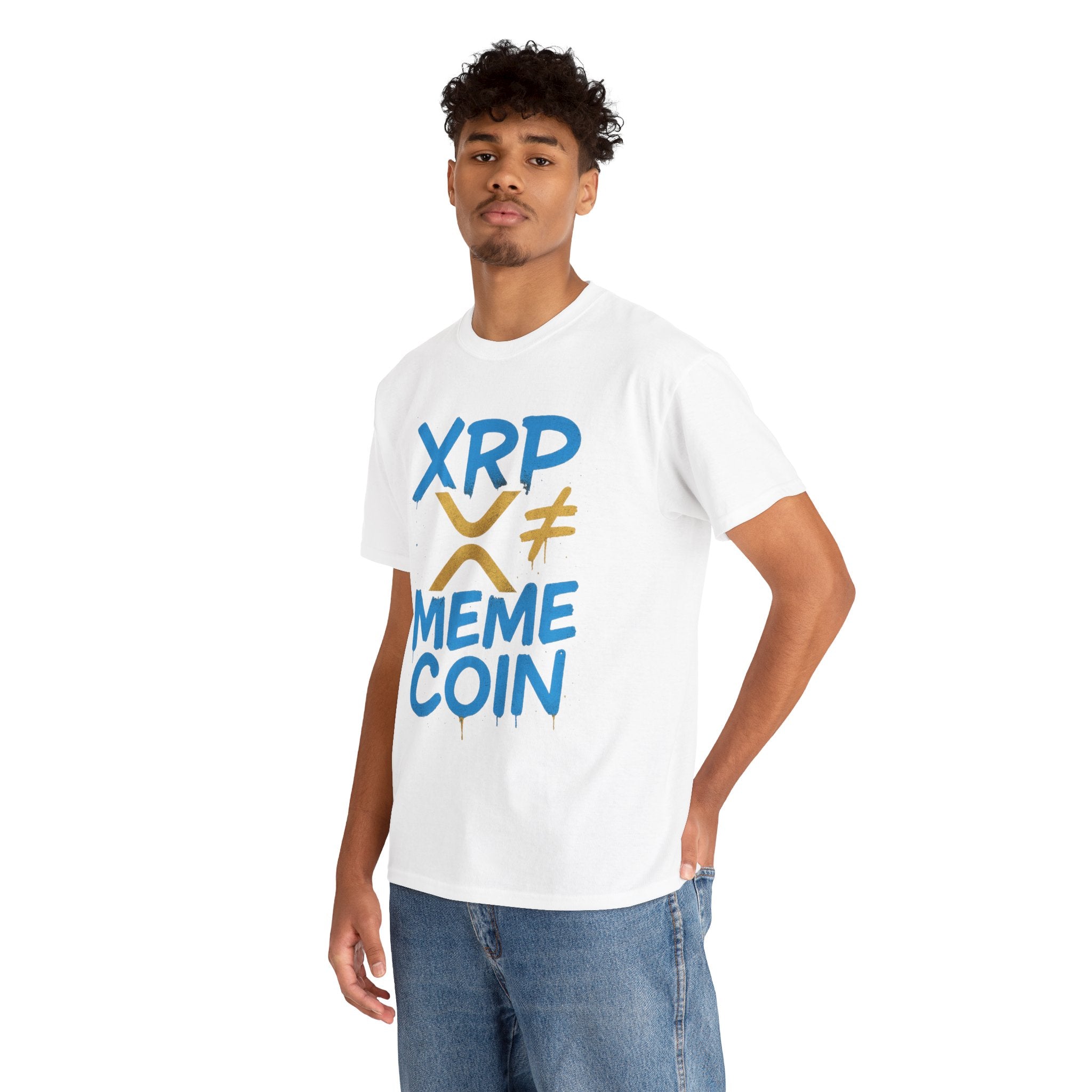 XRP ≠ Meme Coin T‑Shirt — Crypto Advocate Graphic Tee
