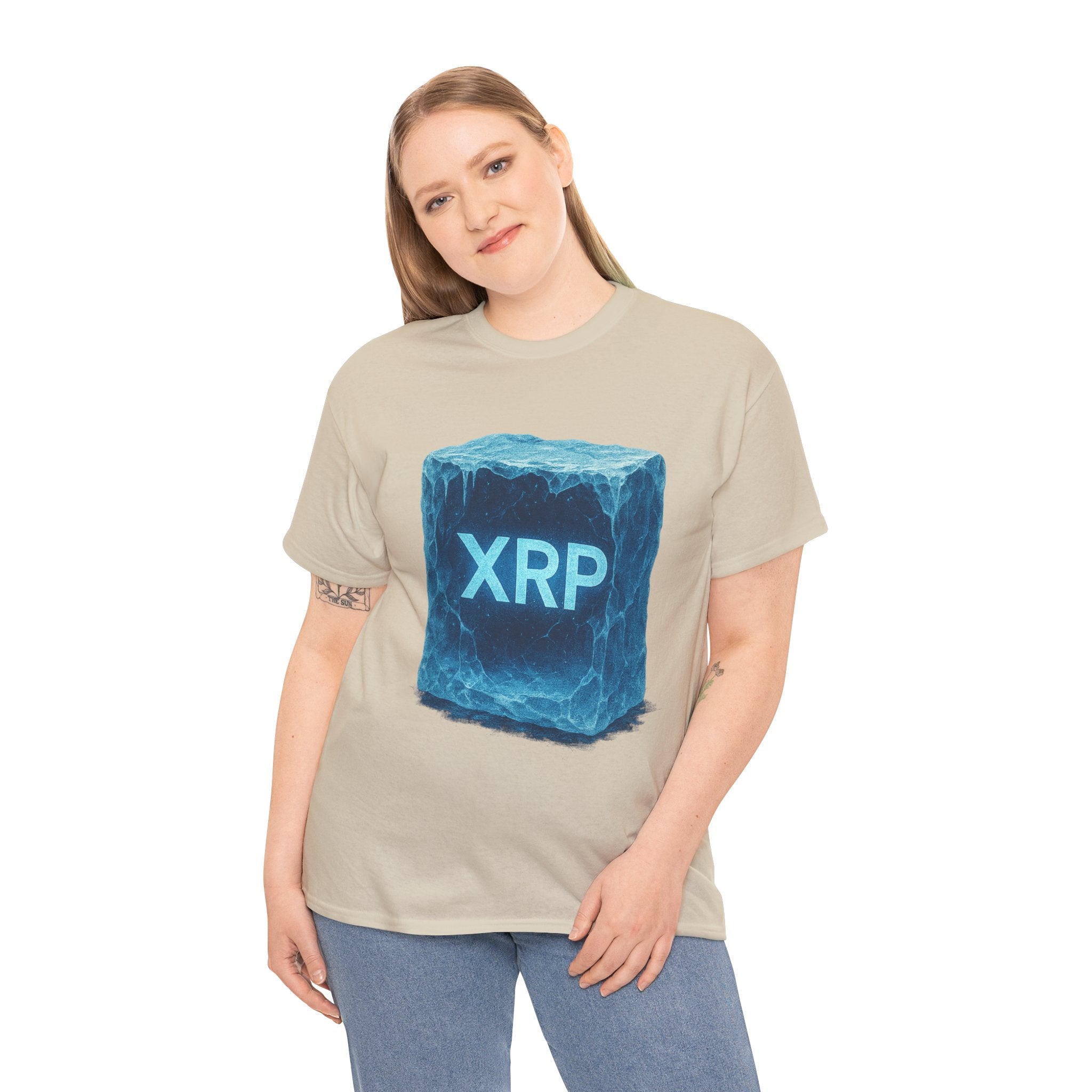 XRP Ice Block Tee — Crypto Ripple Logo T-Shirt