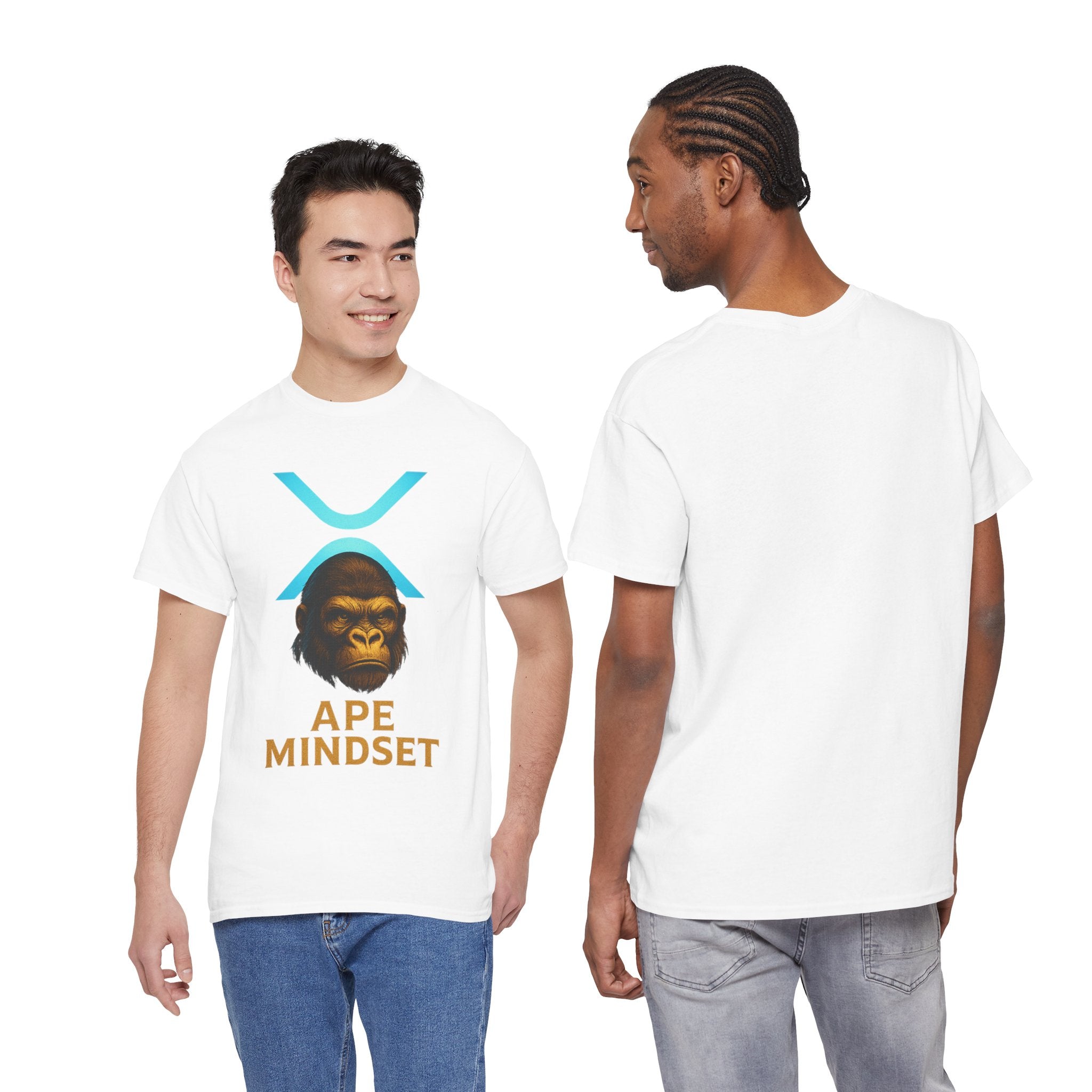 Ape Mindset T-Shirt — Crypto XRP Ape Graphic Tee