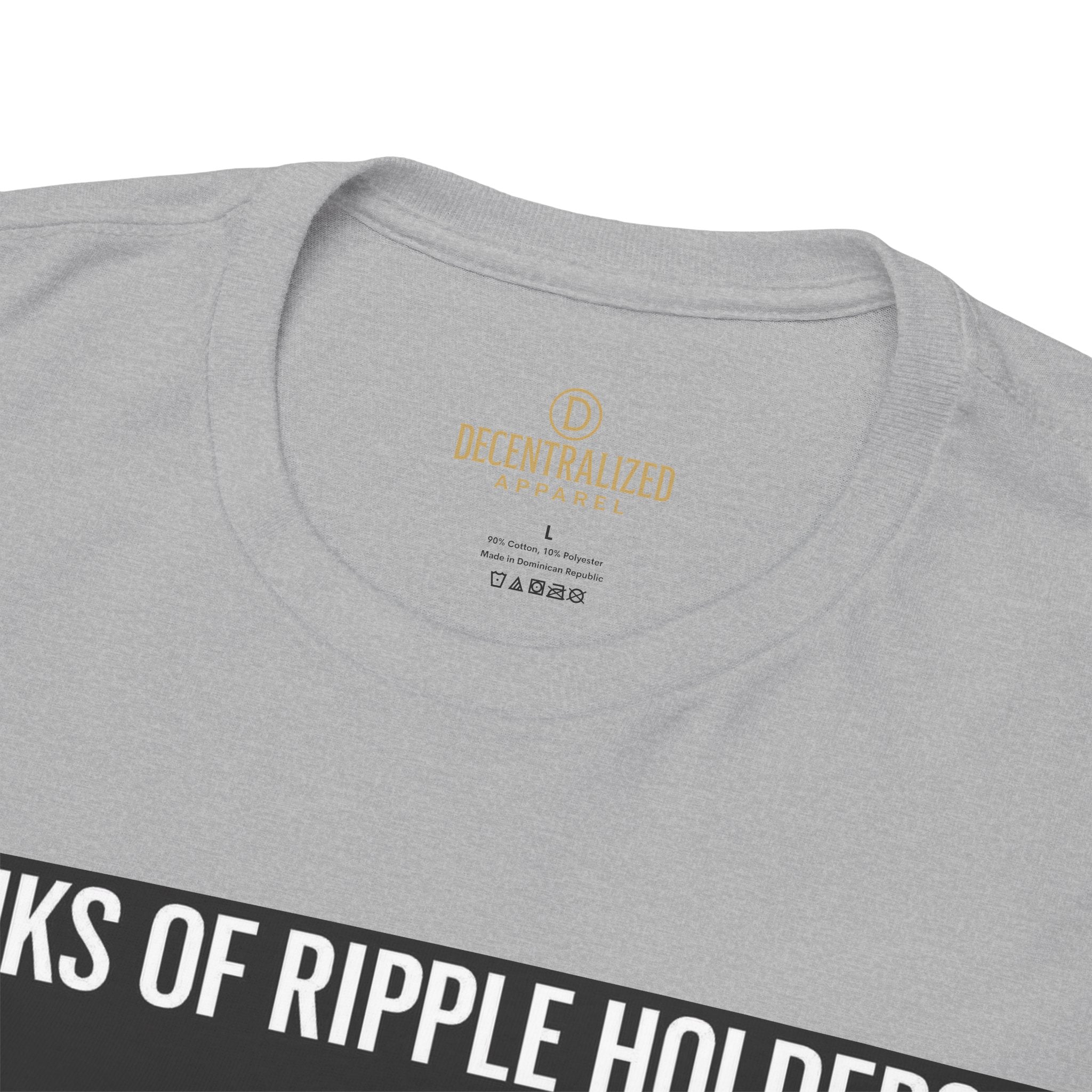Crypto Ranks T-Shirt – "Ranks of Ripple Holders" Illustrated Guide
