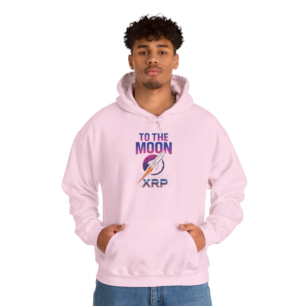 XRP To The Moon Hoodie – Crypto Investor Sweatshirt