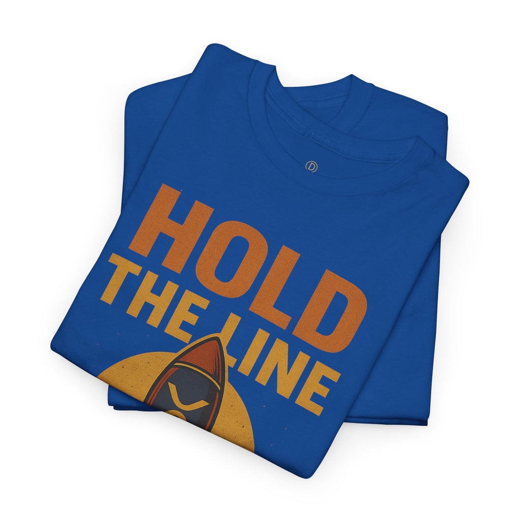XRP Hold The Line Rocket Tee — Crypto Investor T‑Shirt