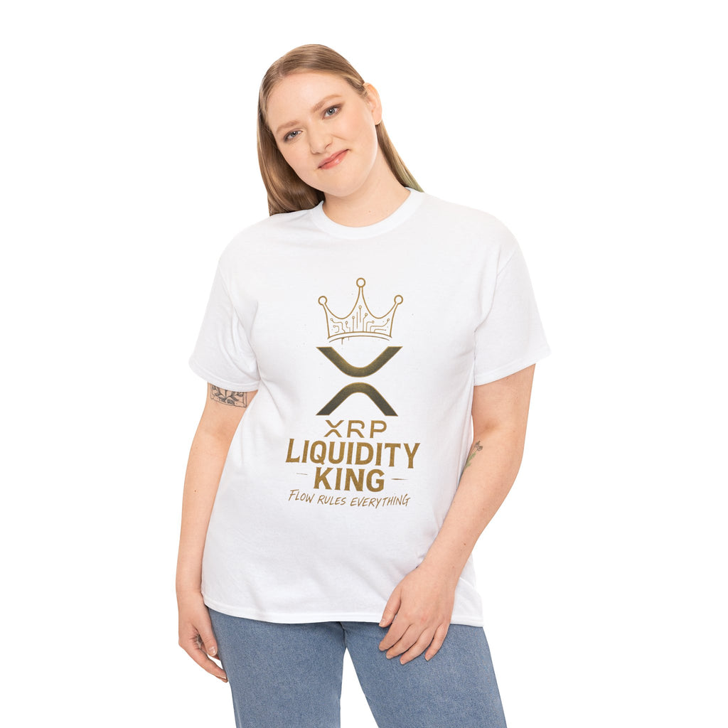 XRP Liquidity King Tee — Crypto Crown T-Shirt