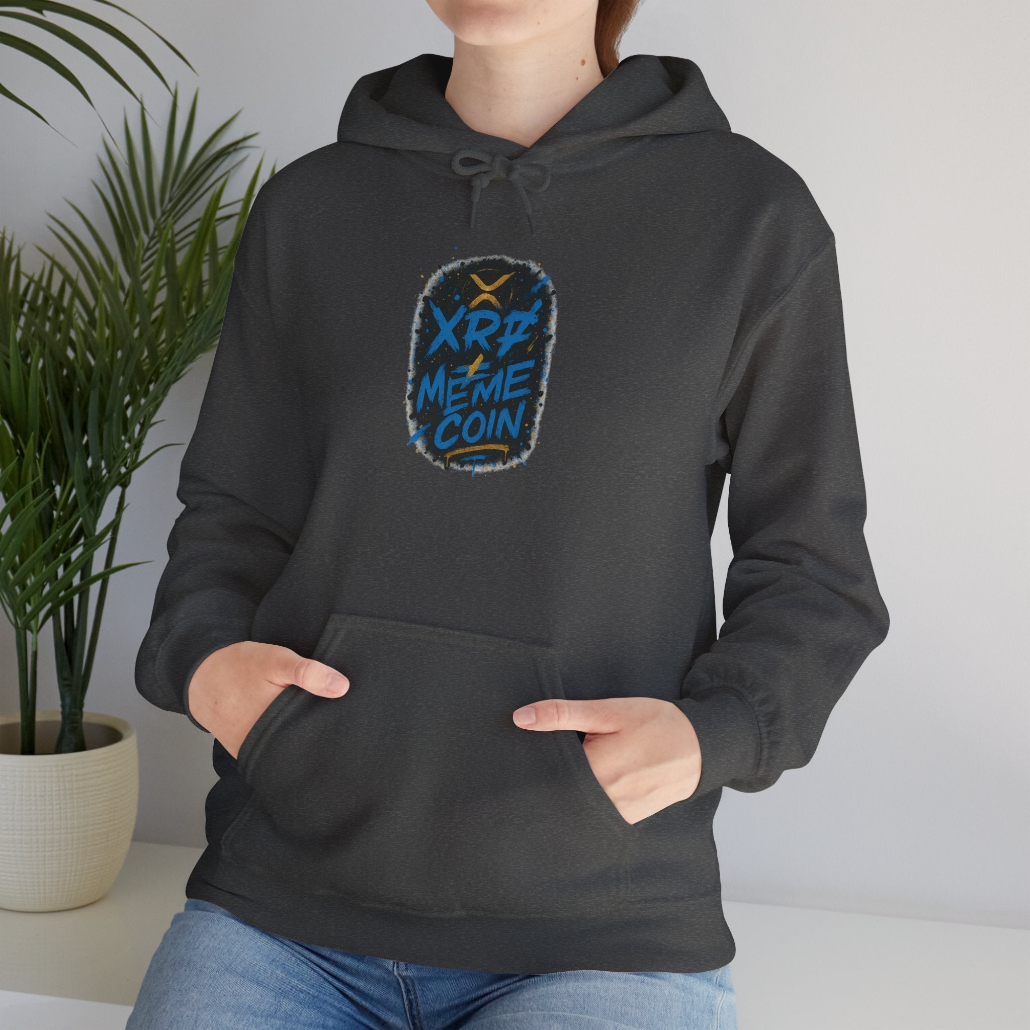 XRP Meme Coin Hoodie – Crypto Graffiti Logo Pullover