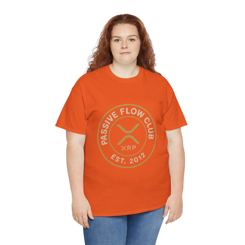 XRP Passive Flow Club T‑Shirt — Crypto Logo Tee (Est. 2012)