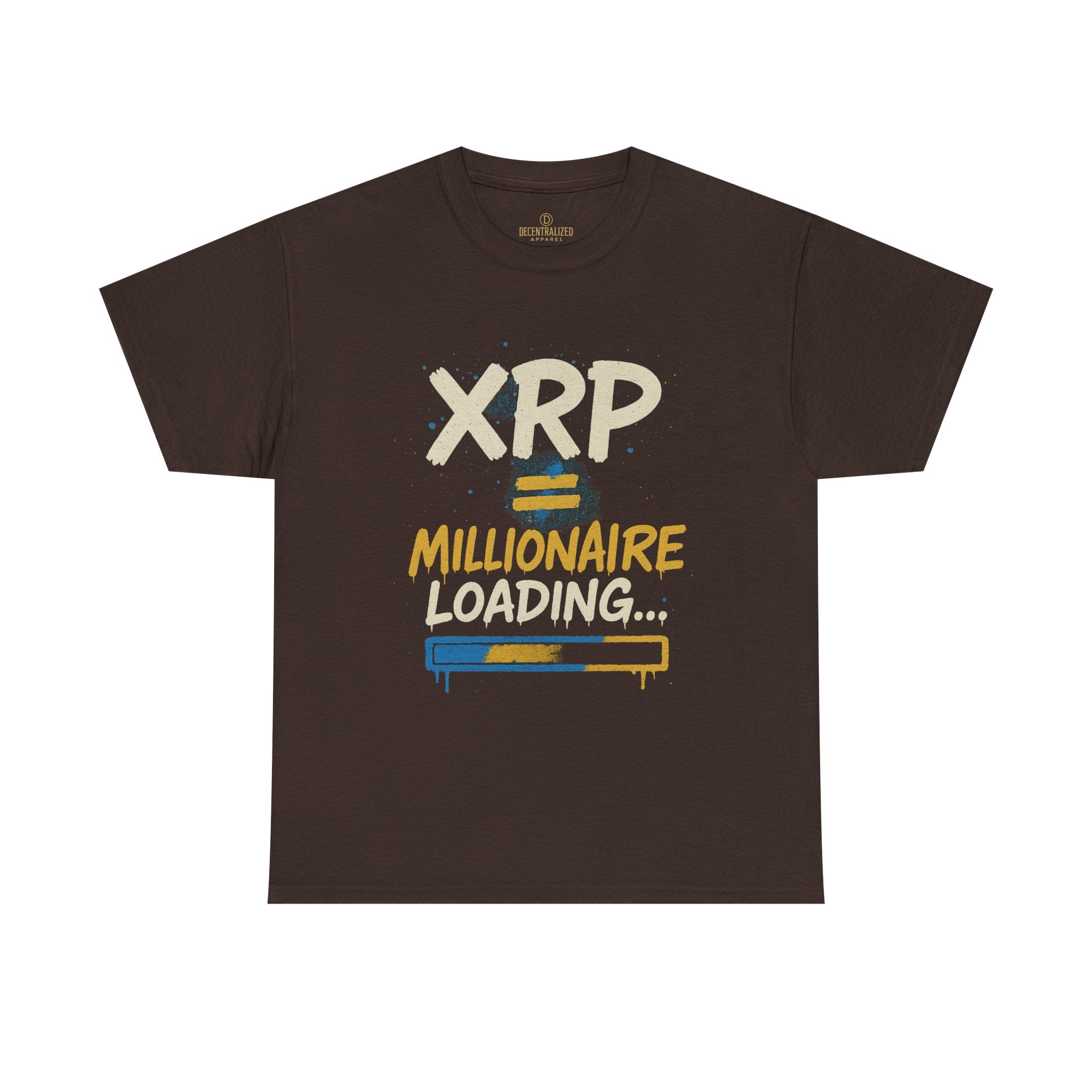 XRP Millionaire Loading T-Shirt — Crypto Investor Progress Tee