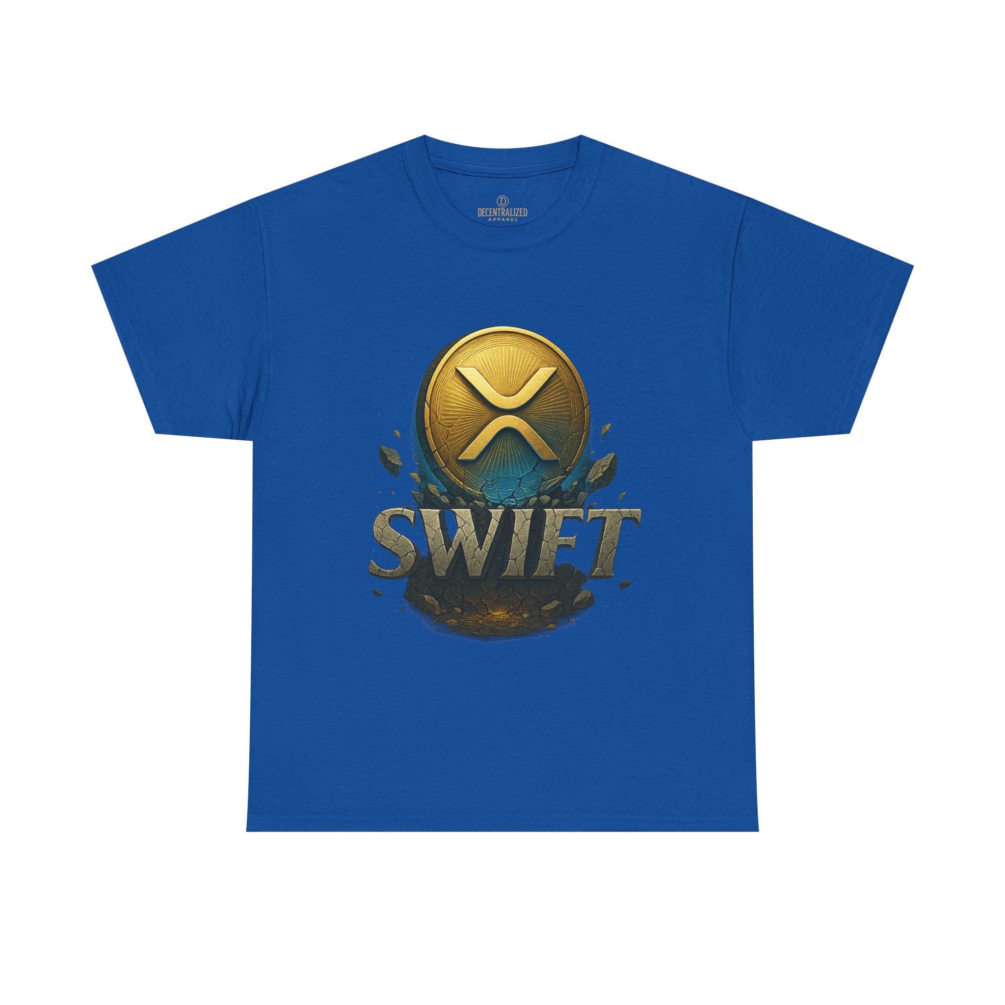 XRP Swift Cryptocurrency T‑Shirt — Ripple Coin Logo Graphic Tee