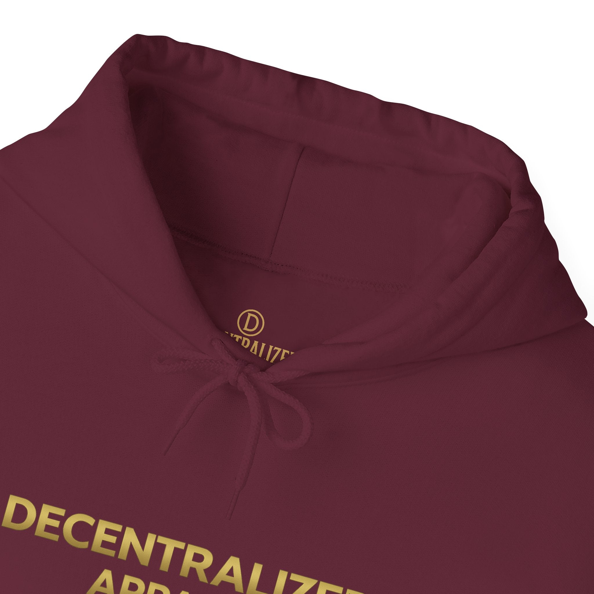 Decentralized Apparel Hoodie — Minimalist Crypto-Inspired White Pullover