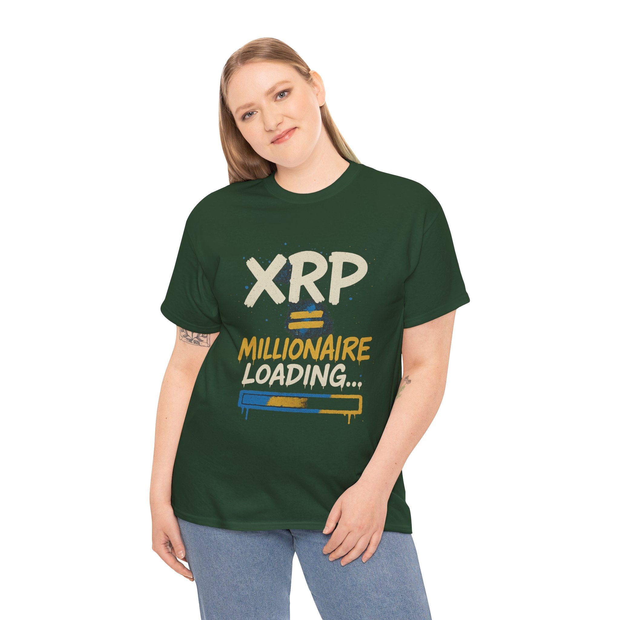 XRP Millionaire Loading T-Shirt — Crypto Investor Progress Tee