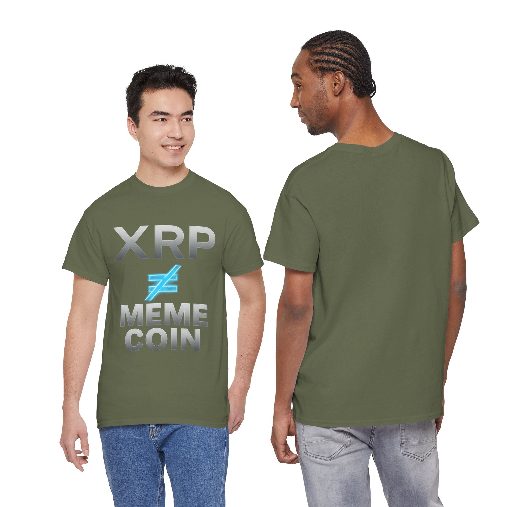 XRP ≠ Meme Coin T-Shirt — Crypto Investor Statement Tee