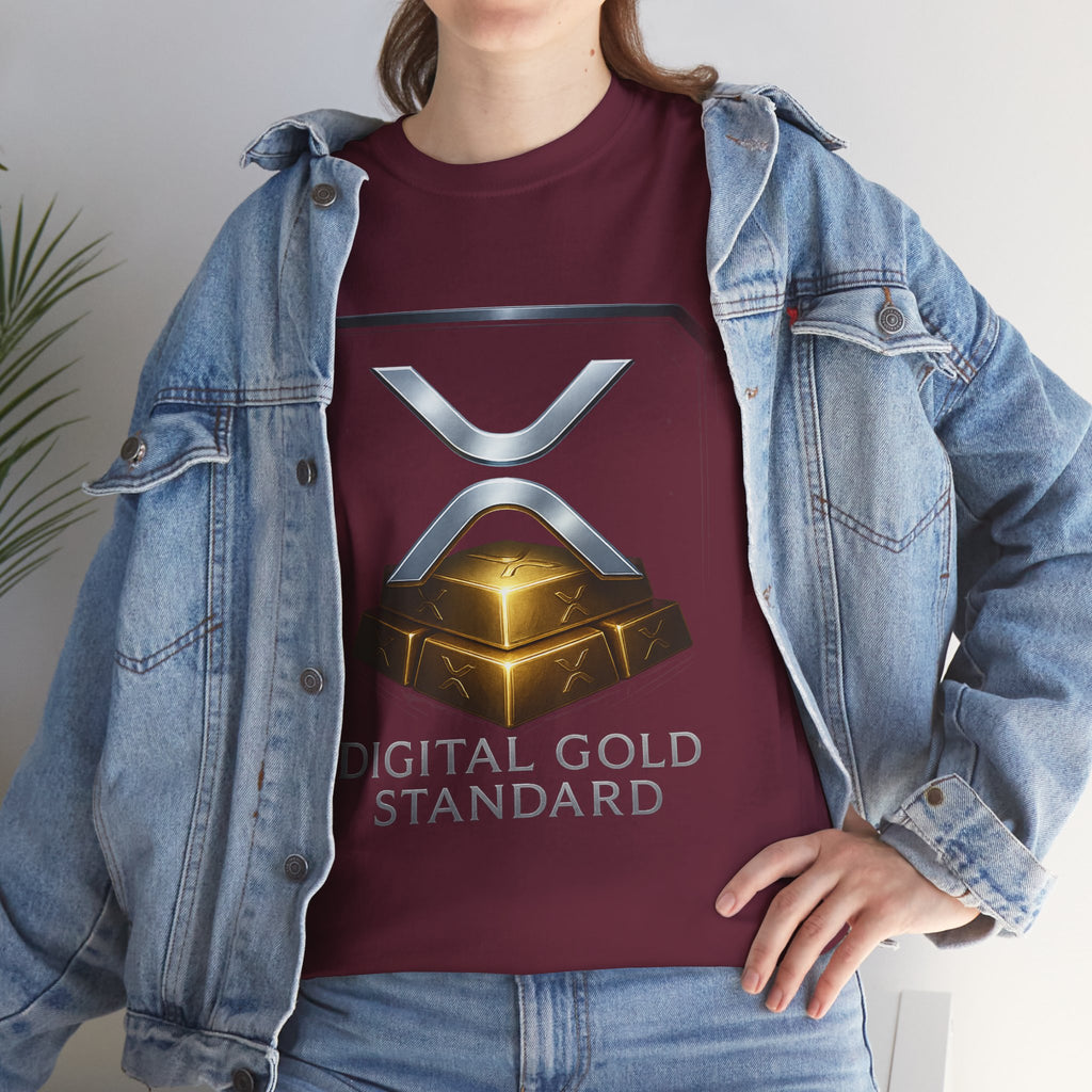 XRP 'Digital Gold Standard' Tee — Cryptocurrency Logo Shirt