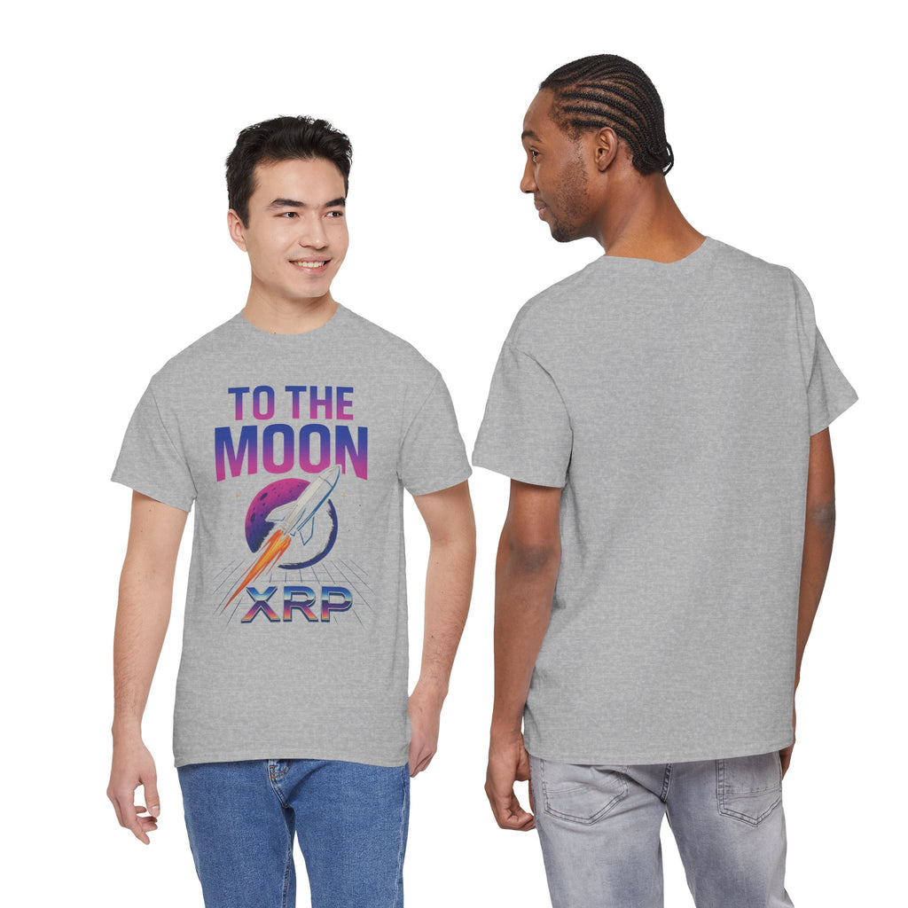 XRP 'To The Moon' T-Shirt — Crypto Investor Rocket Tee