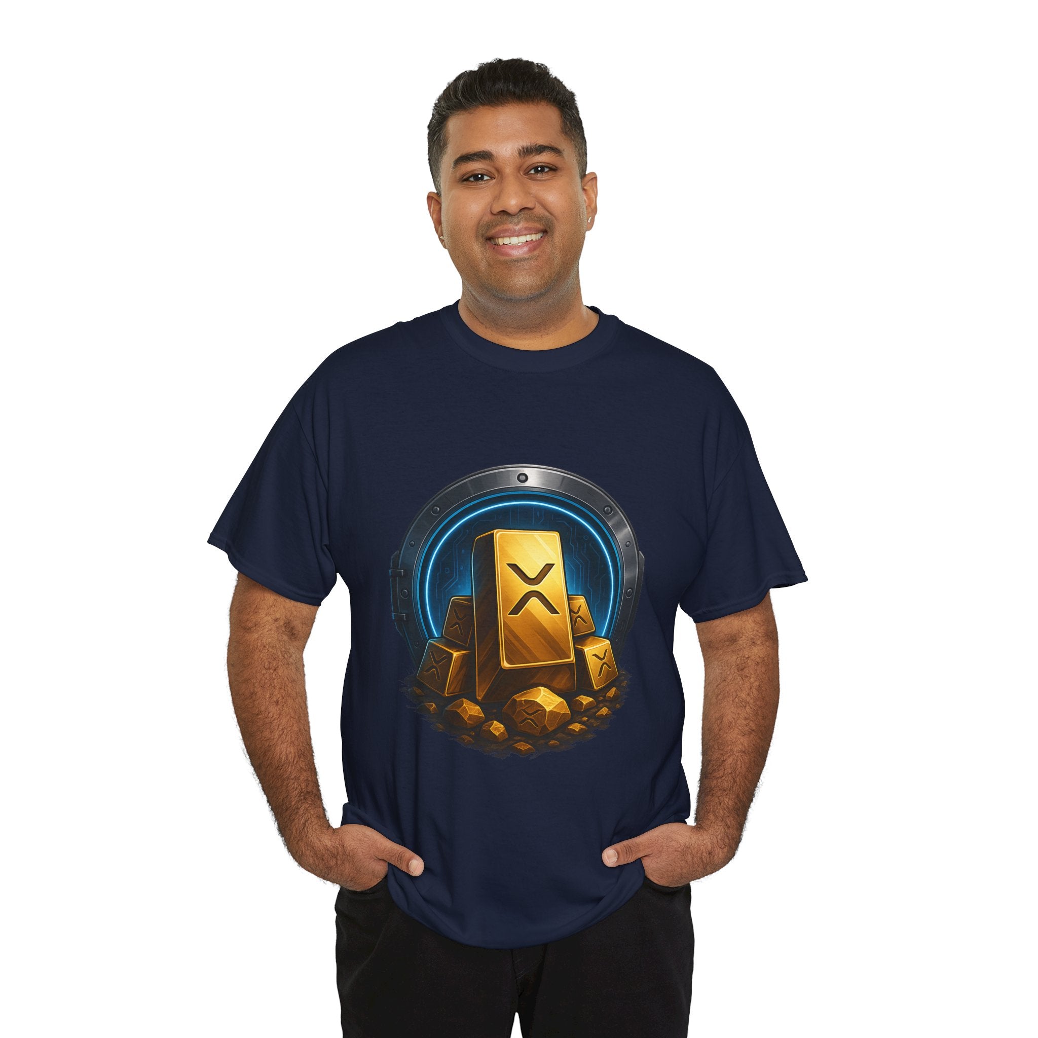 Crypto Gold Bars T-Shirt — Ripple (XRP) Stack Graphic Tee