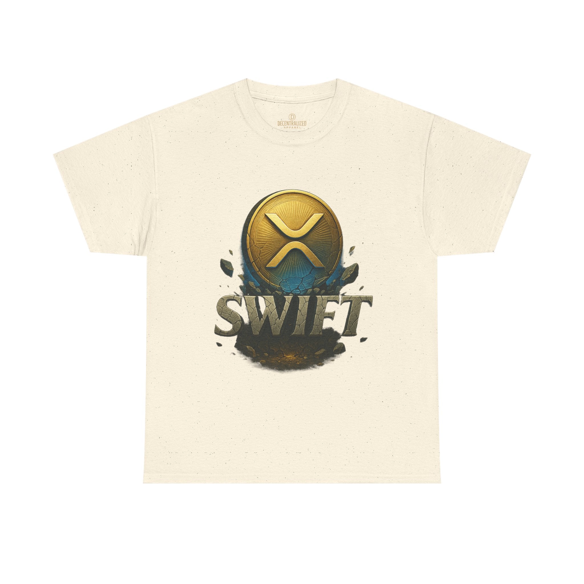 XRP Swift Cryptocurrency T‑Shirt — Ripple Coin Logo Graphic Tee