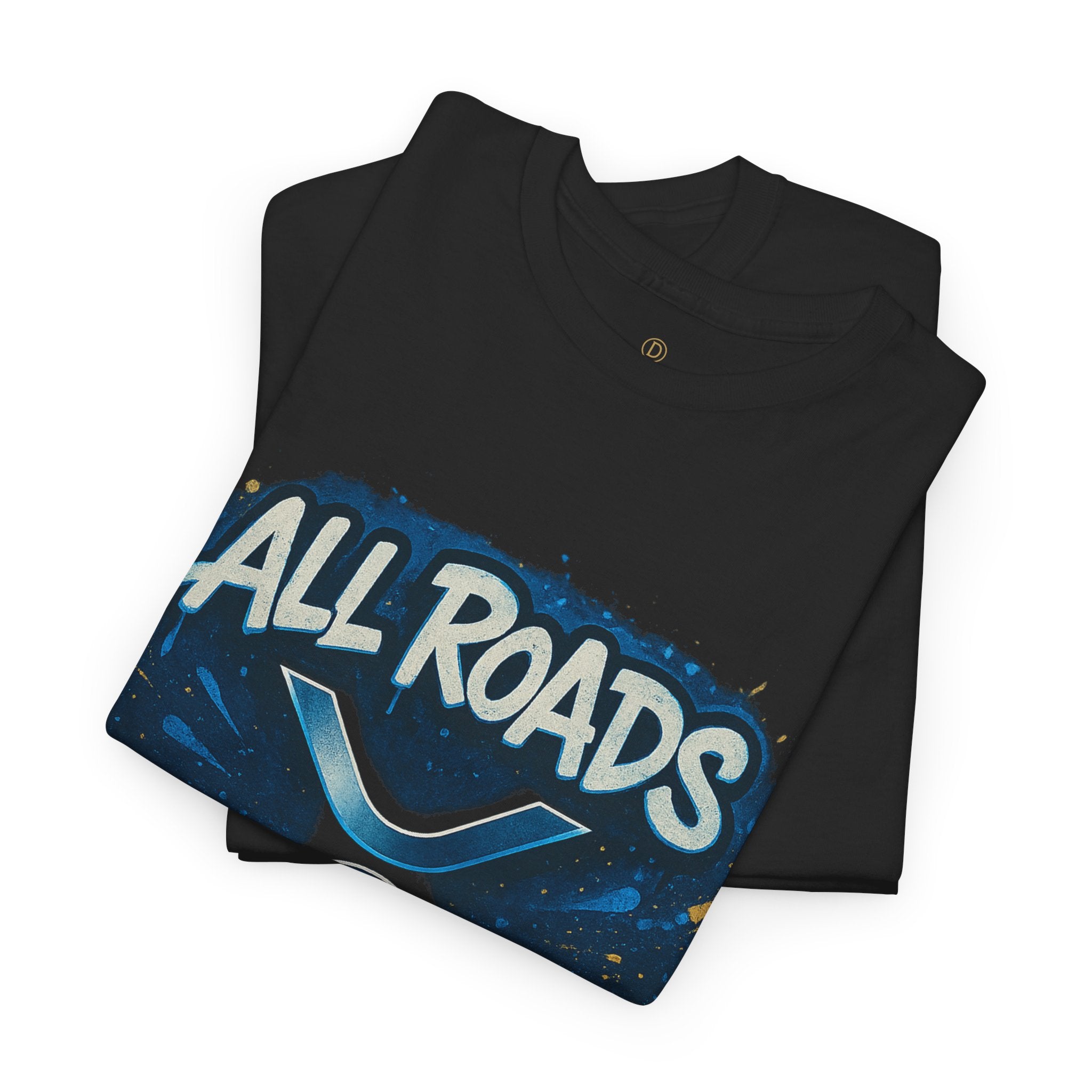 XRP Crypto T-Shirt — "All Roads Lead to XRP" Graphic Tee