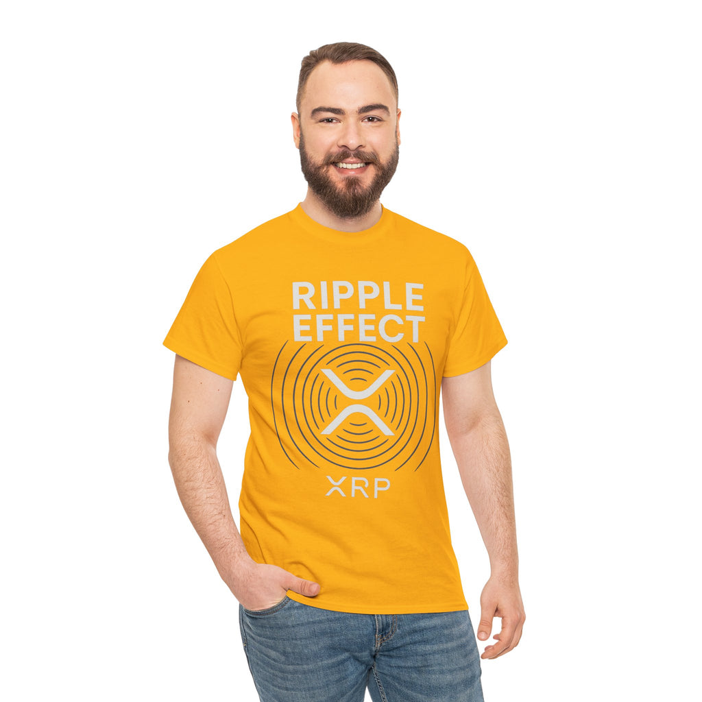 Ripple Effect XRP Tee — Minimal Cryptocurrency Logo T-Shirt