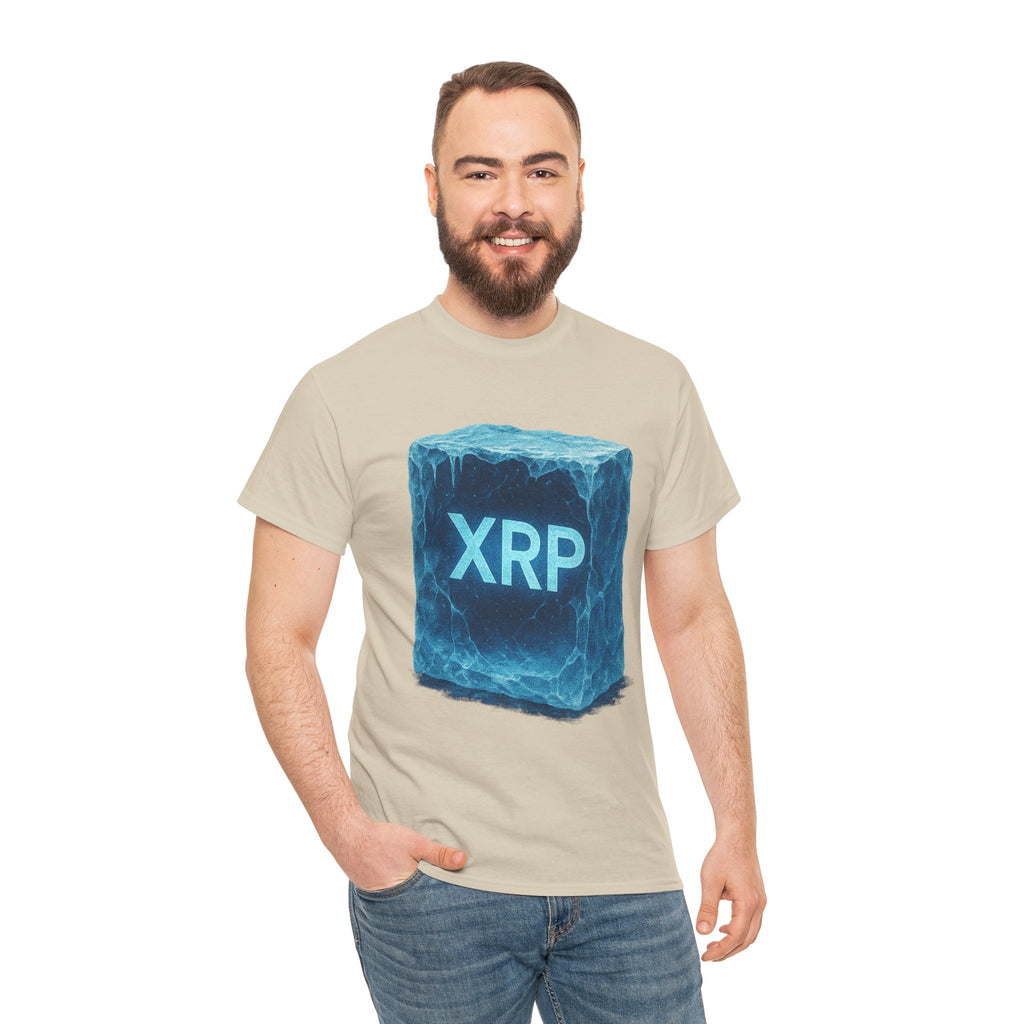 XRP Ice Block Tee — Crypto Ripple Logo T-Shirt