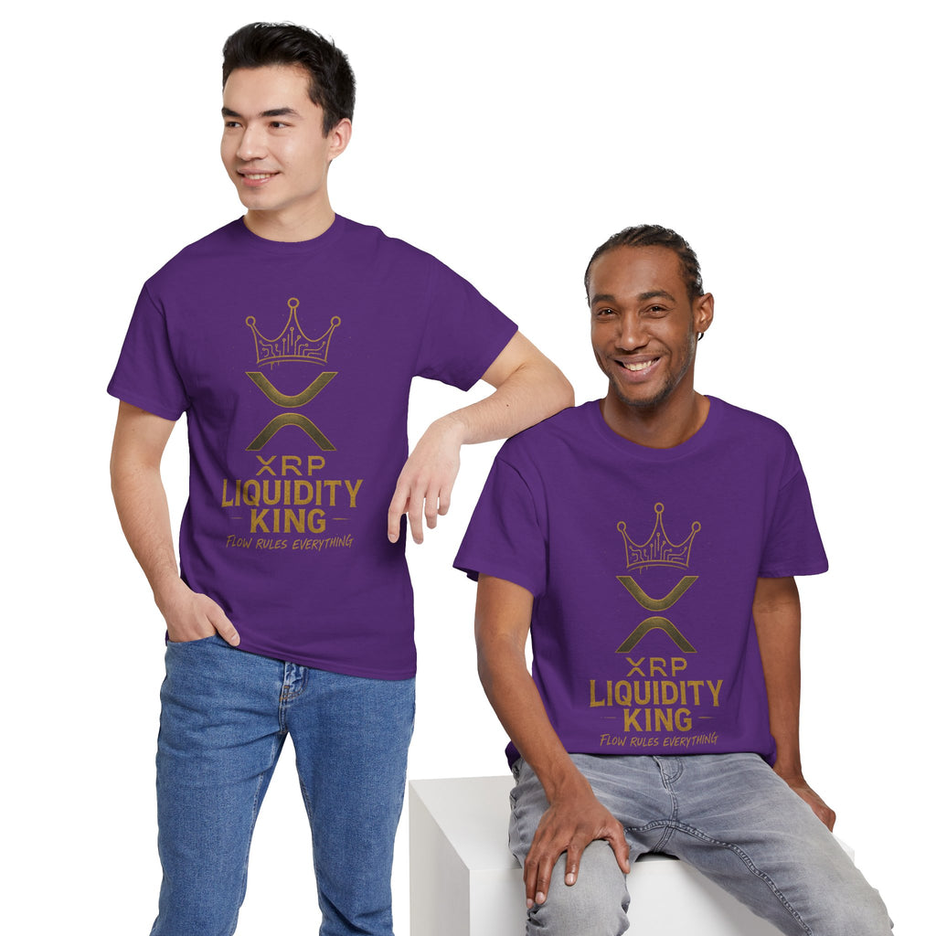 XRP Liquidity King Tee — Crypto Crown T-Shirt