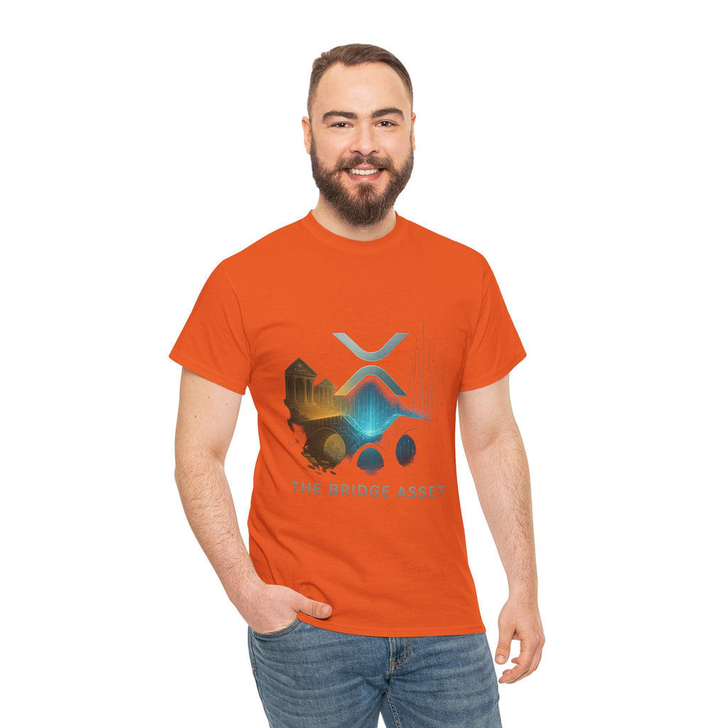 Ripple XRP Crypto Tee — 'The Bridge Asset' Logo T-Shirt