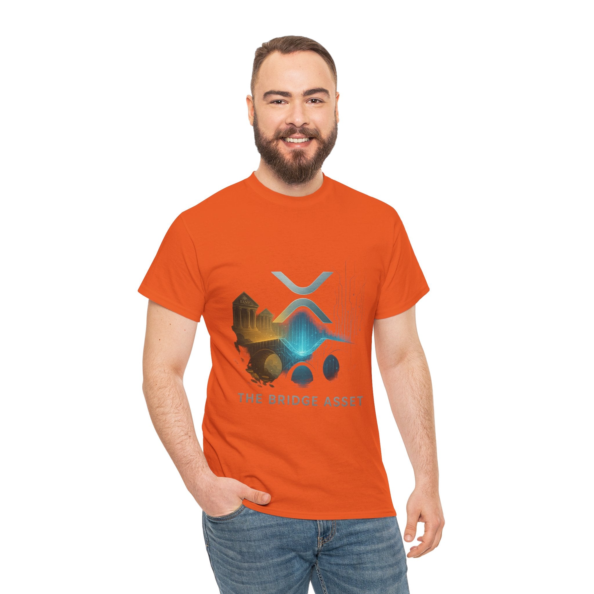 Ripple XRP Crypto Tee — 'The Bridge Asset' Logo T-Shirt