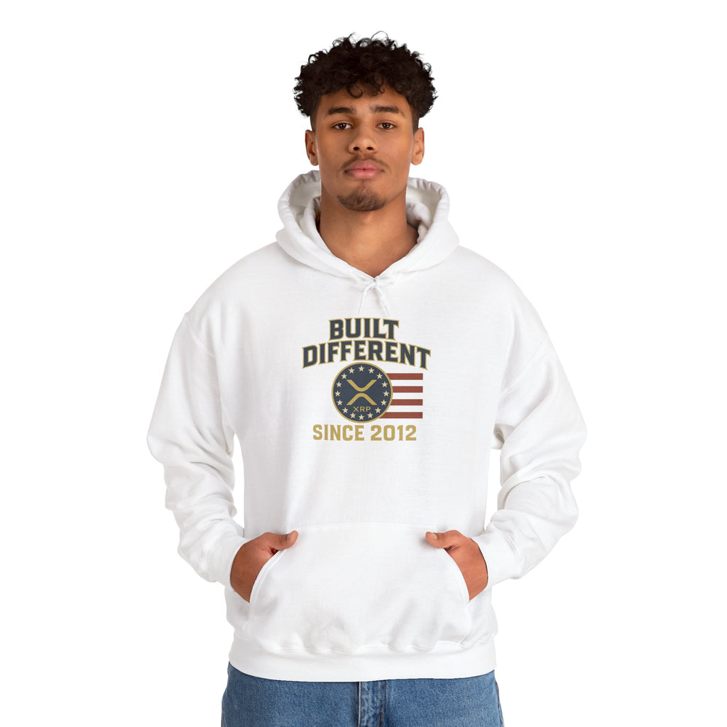 Built Different Hoodie • 'Built Different Since 2012' Patriotic Casual Pullover