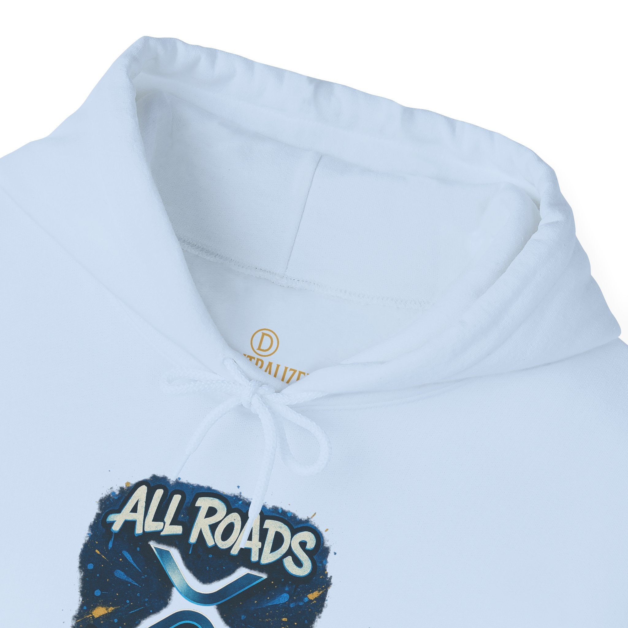All Roads Lead to XRP Hoodie – Crypto Ripple Logo Sweatshirt