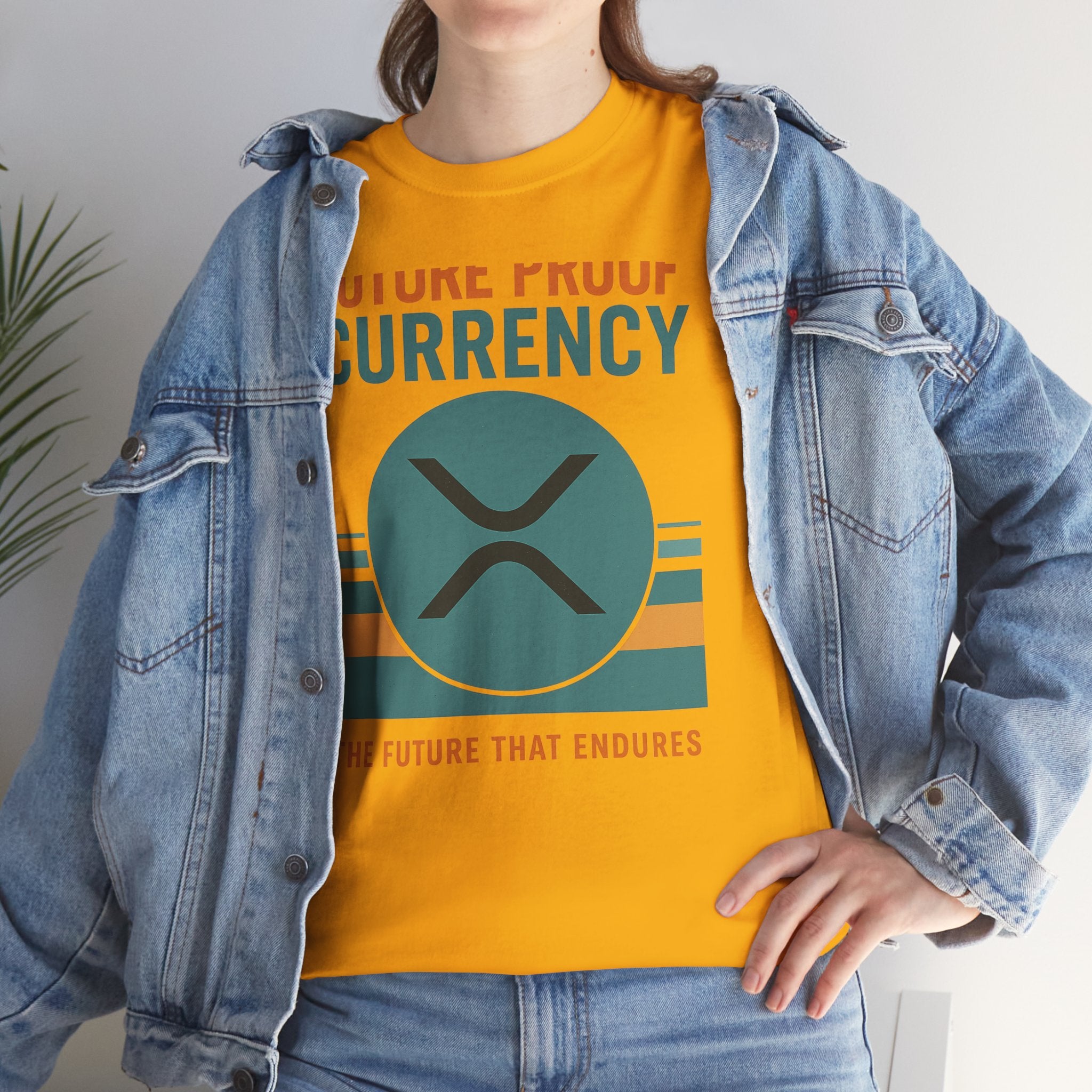RIPPLE XRP 'Future Proof Currency' Graphic Tee — Crypto Retro Logo Shirt
