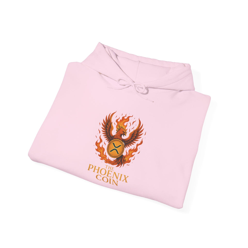 Phoenix Coin Hoodie — Fiery Phoenix Crest Sweatshirt
