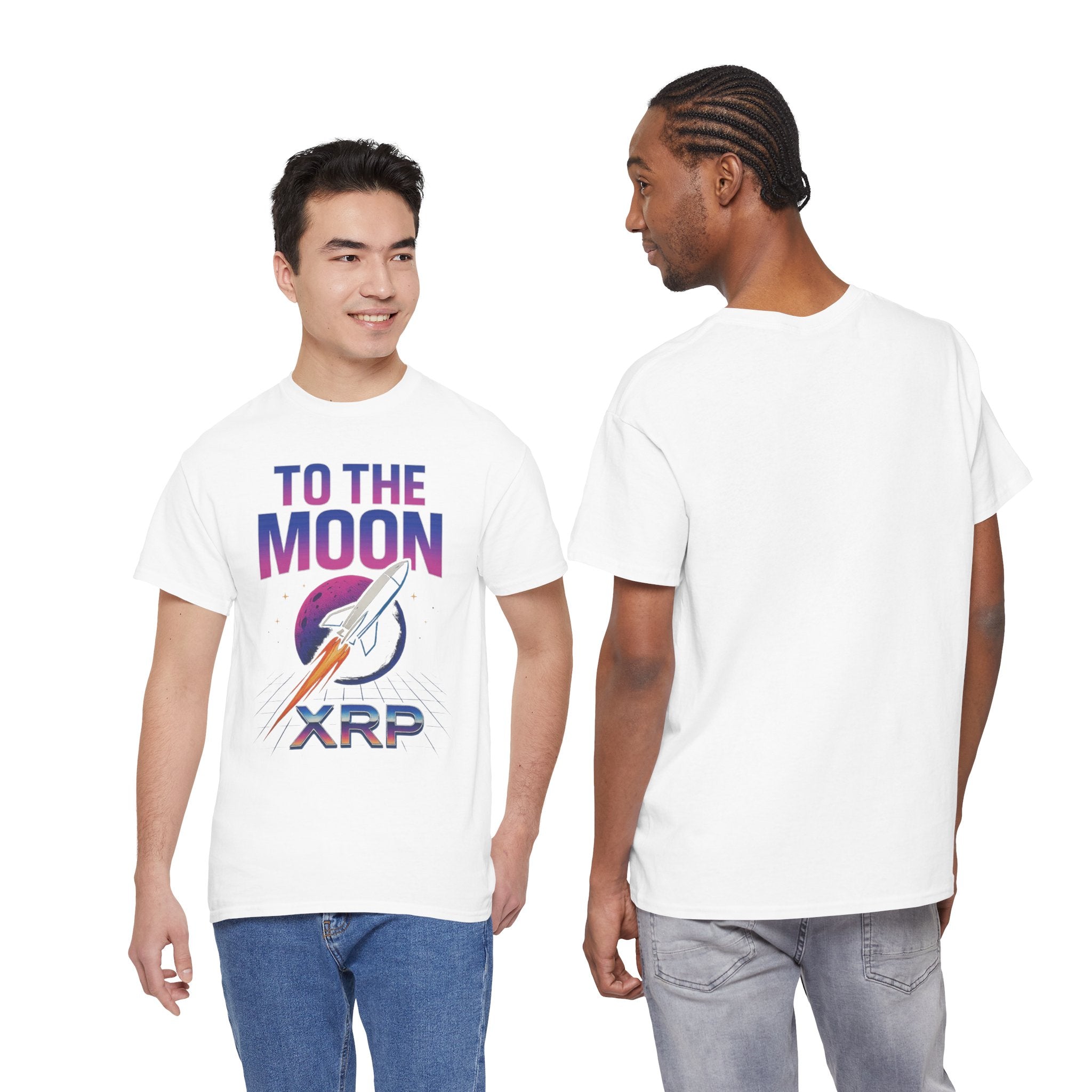 XRP 'To The Moon' T-Shirt — Crypto Investor Rocket Tee