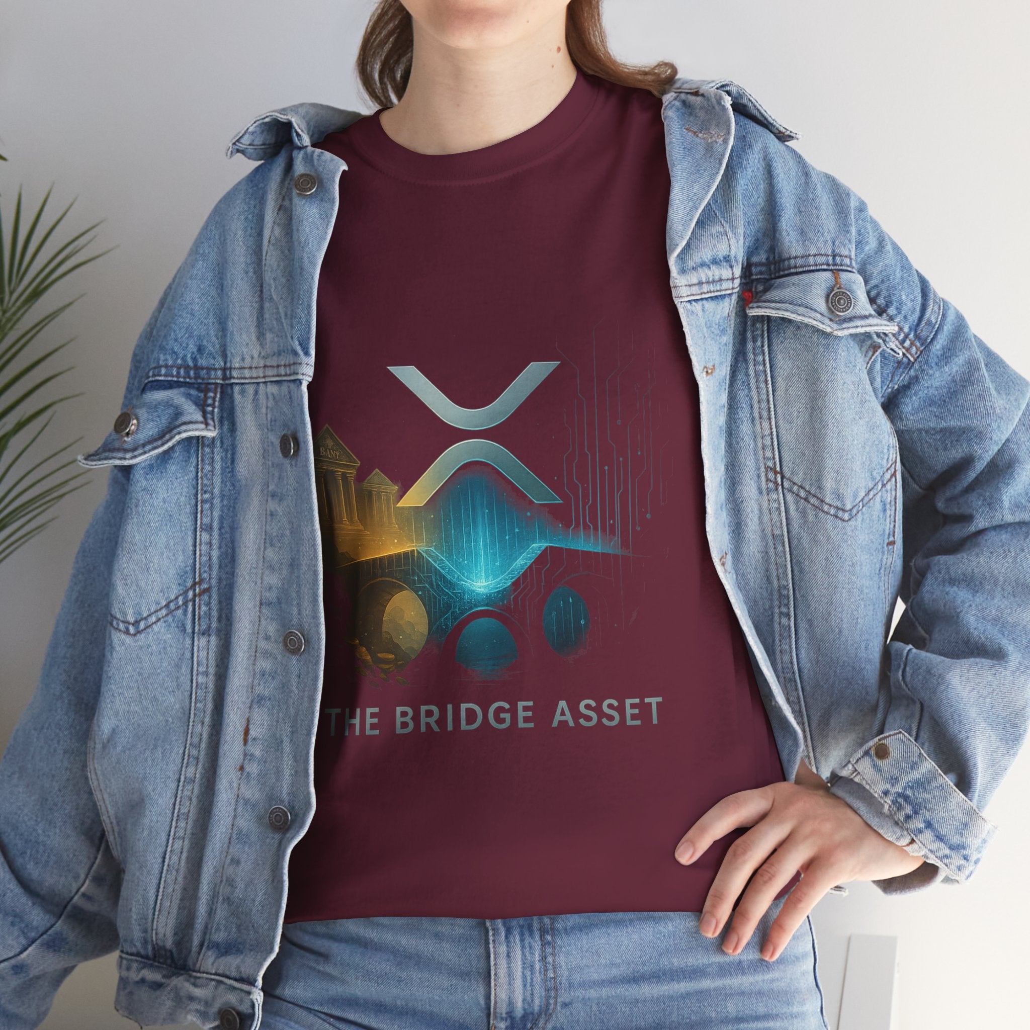 Ripple XRP Crypto Tee — 'The Bridge Asset' Logo T-Shirt