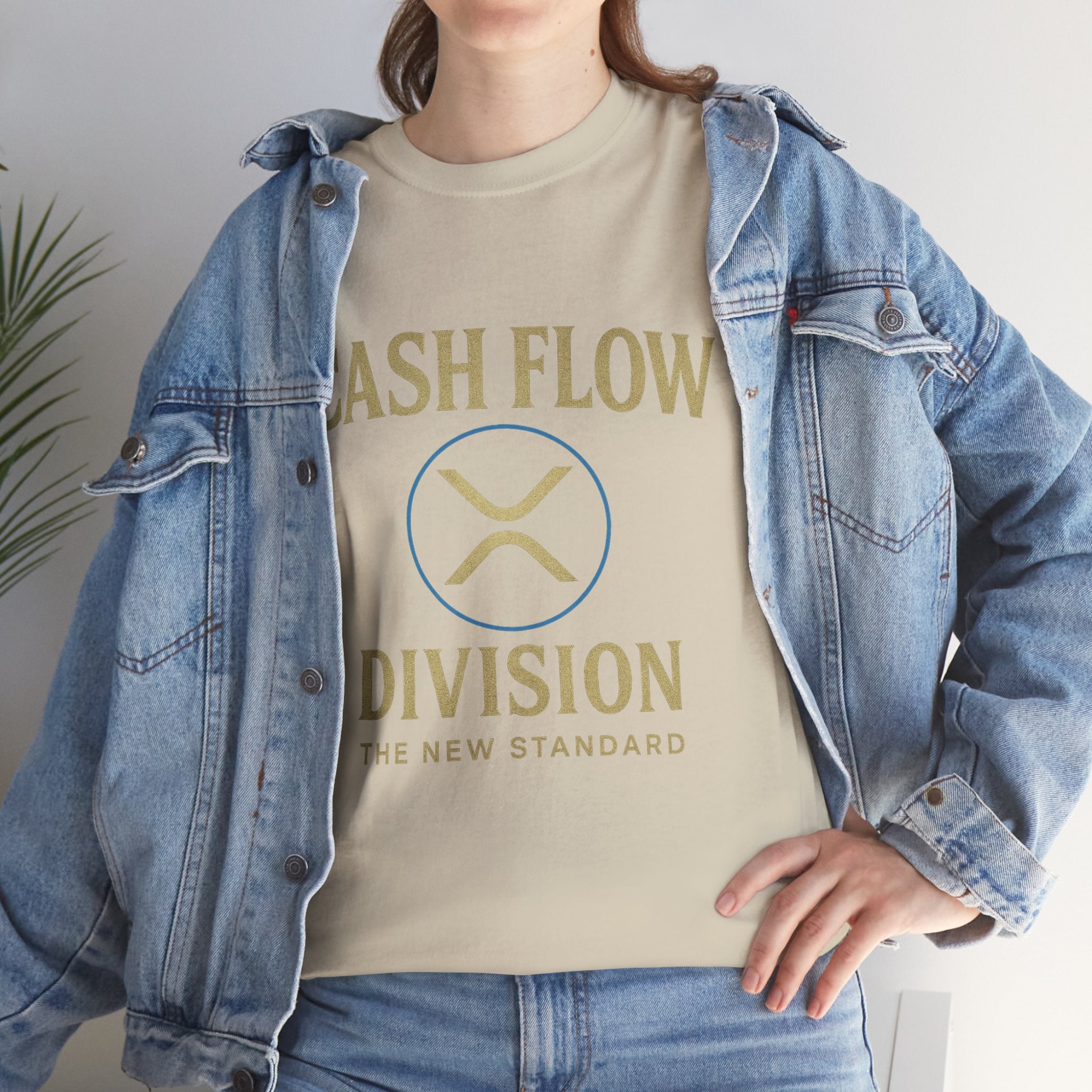 Cash Flow Division Tee — "The New Standard" Graphic T-Shirt
