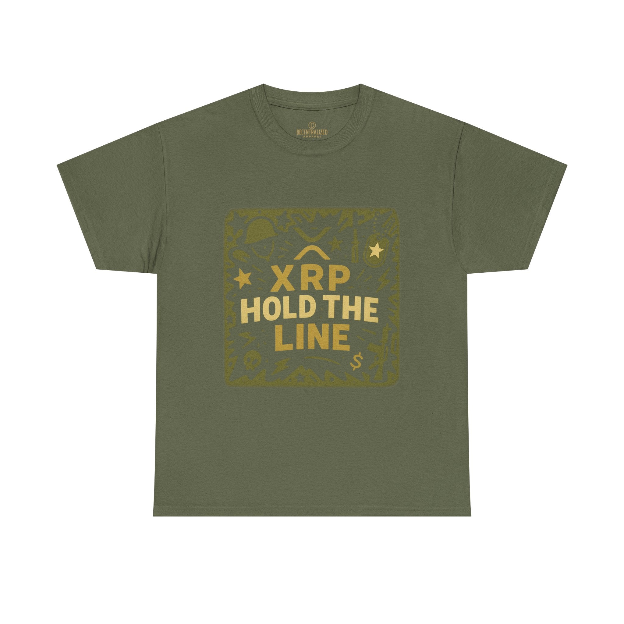 T-Shirt — XRP Hold The Line Crypto Graphic Tee