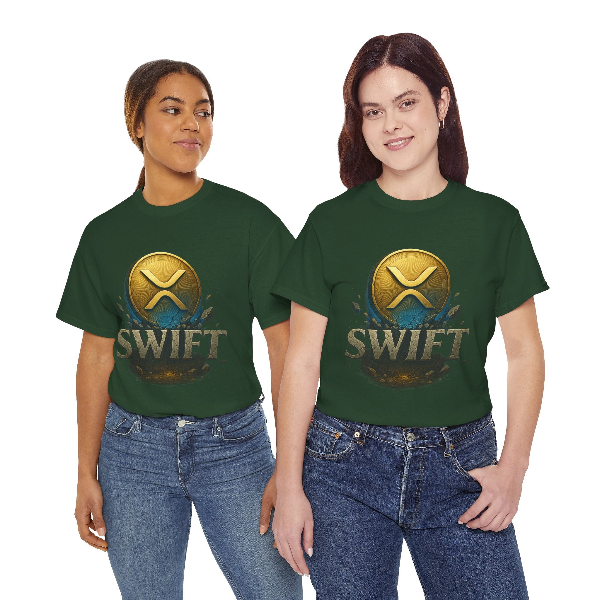 XRP Swift Cryptocurrency T‑Shirt — Ripple Coin Logo Graphic Tee