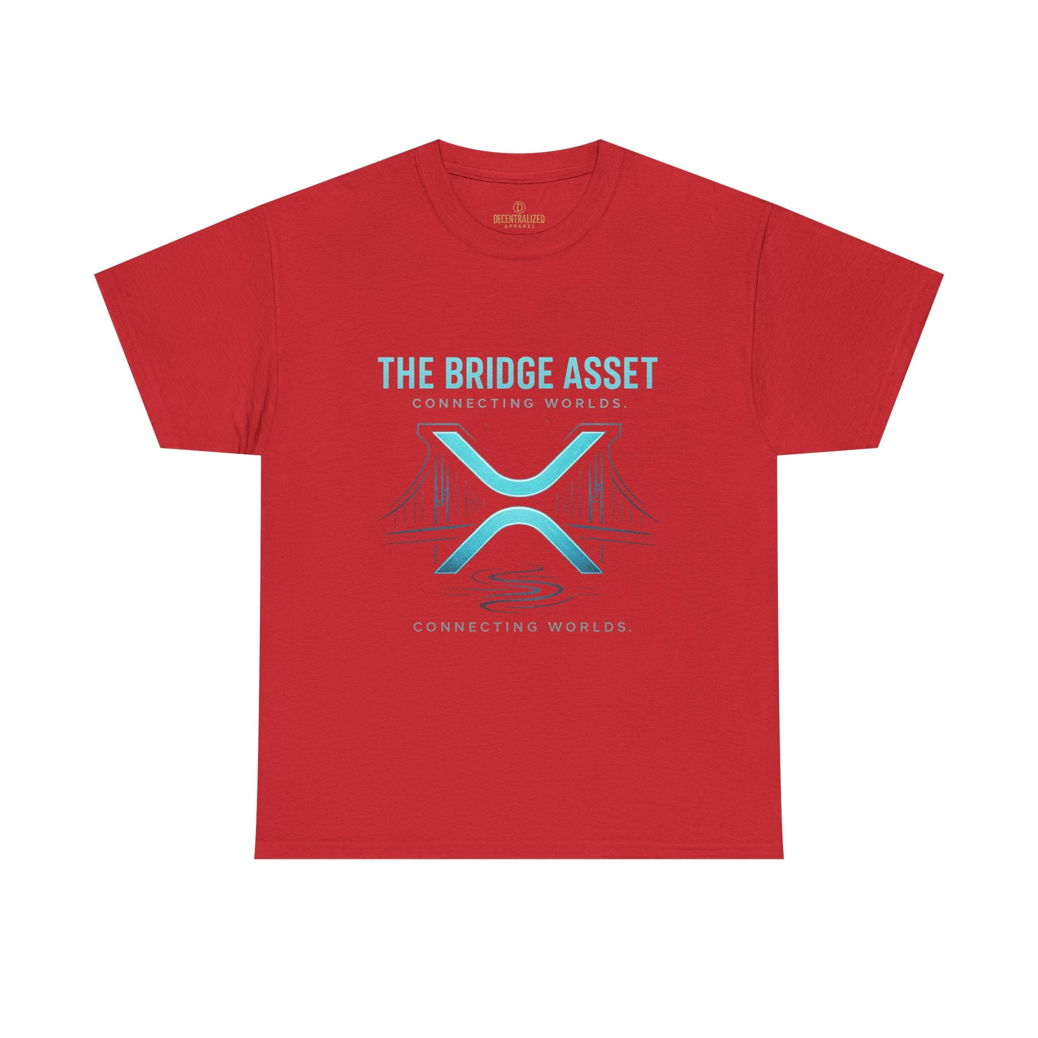 The Bridge Asset Tee – 'Connecting Worlds' Crypto Ripple X Logo T-Shirt