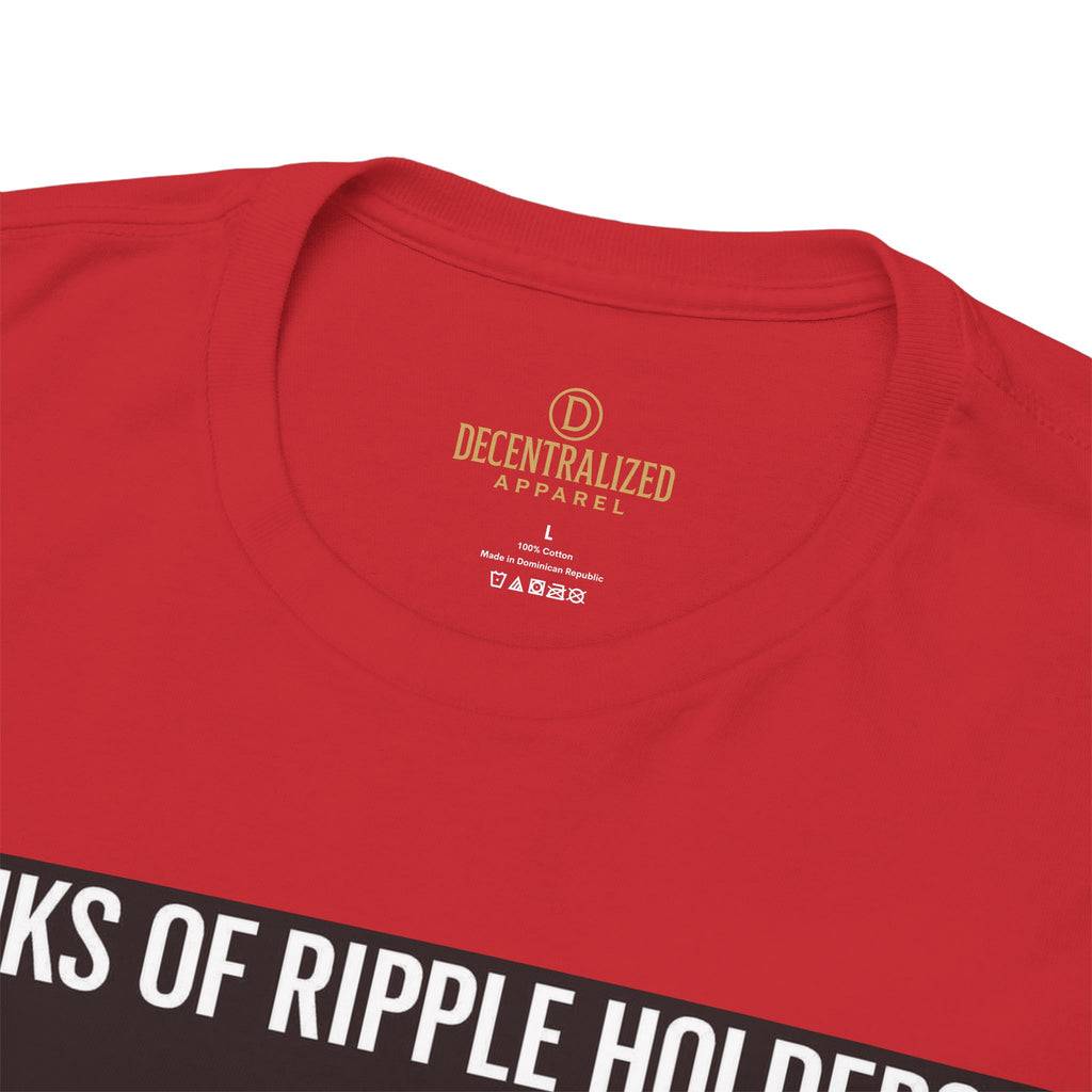 Crypto Ranks T-Shirt – "Ranks of Ripple Holders" Illustrated Guide
