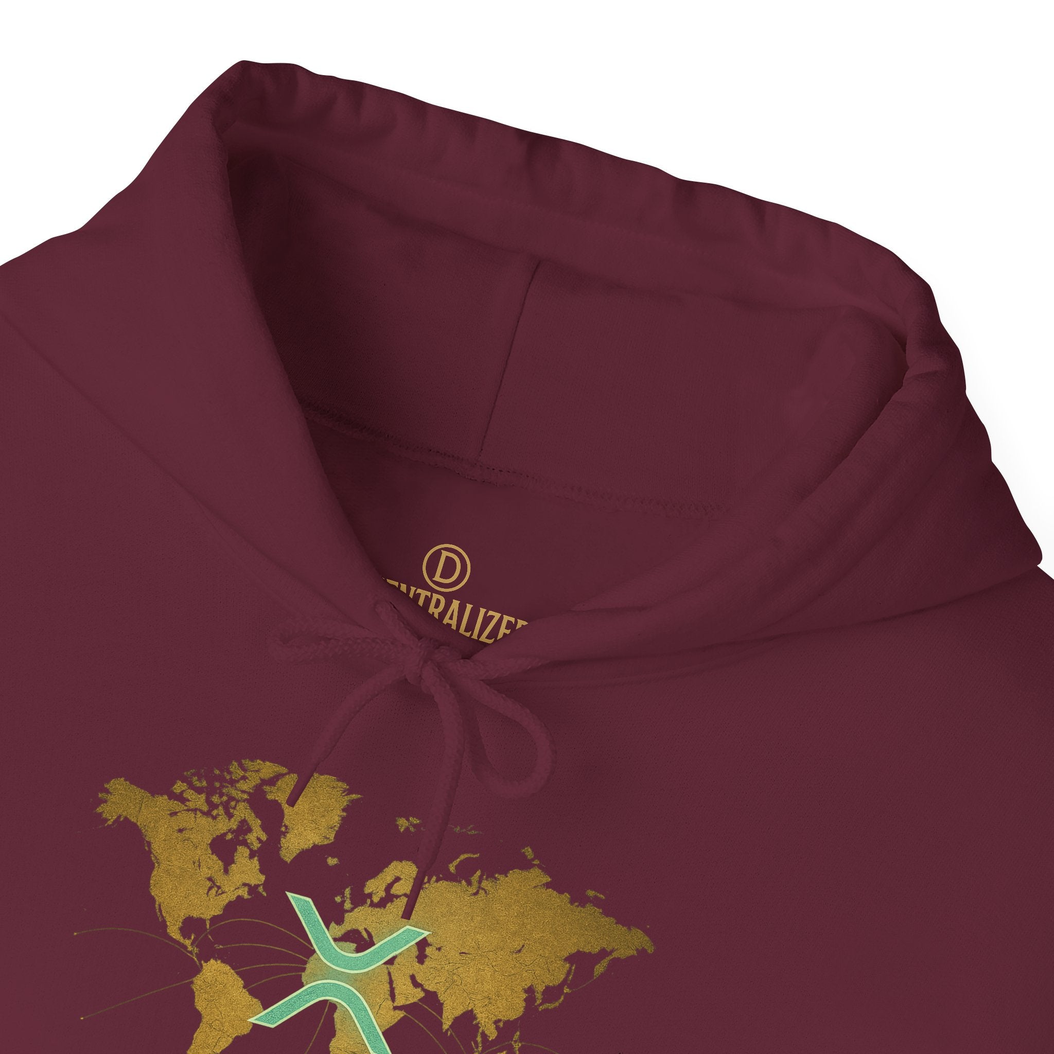 Global Reserve Hoodie — World Map Logo Pullover