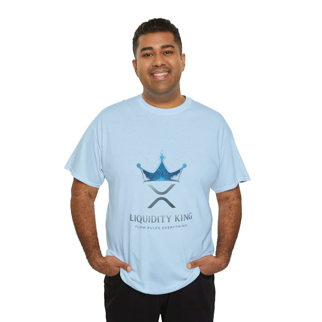RIPPLE Liquidity King T-Shirt — Crypto XRP Crown Tee