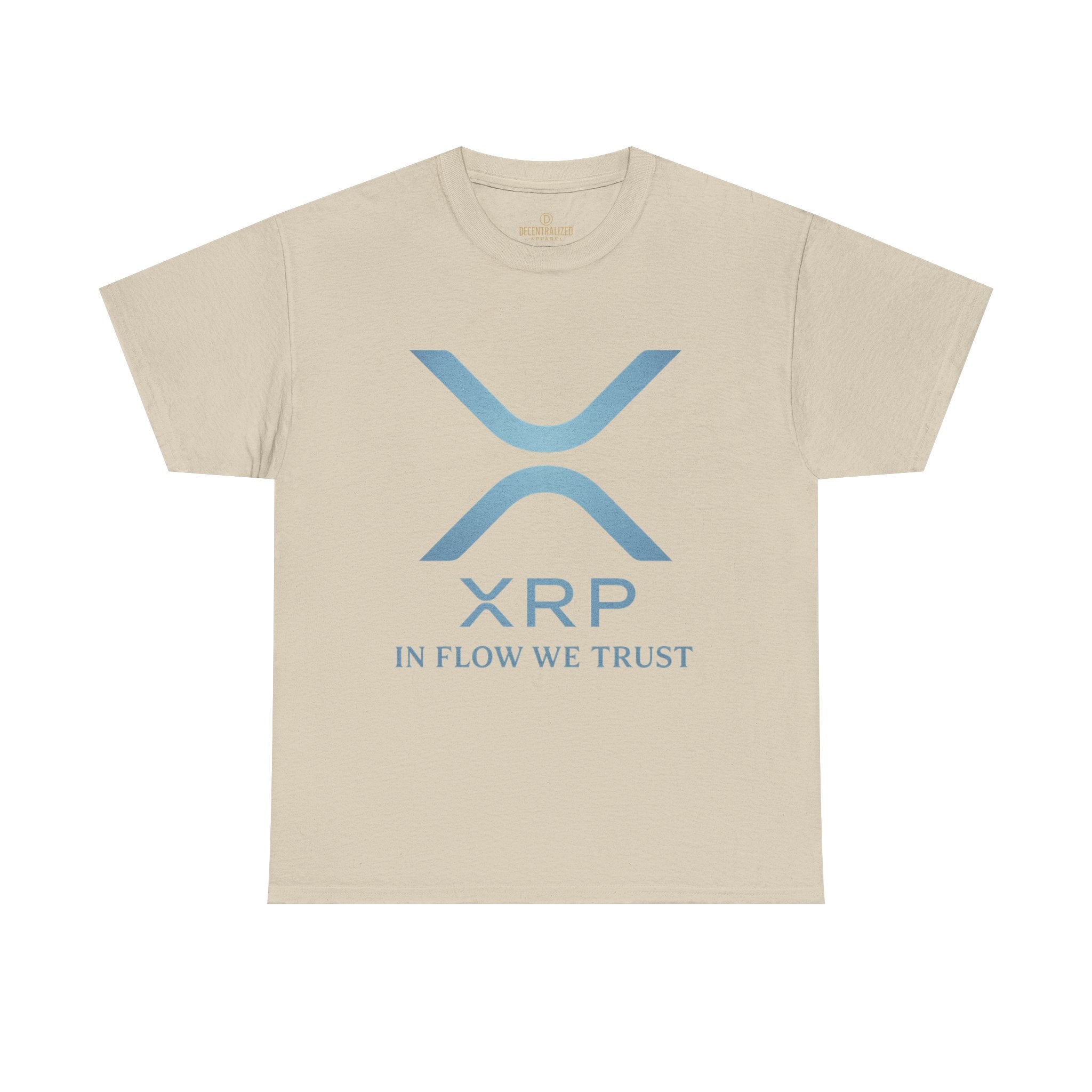 XRP Crypto Tee — "In Flow We Trust" Ripple Logo T-Shirt