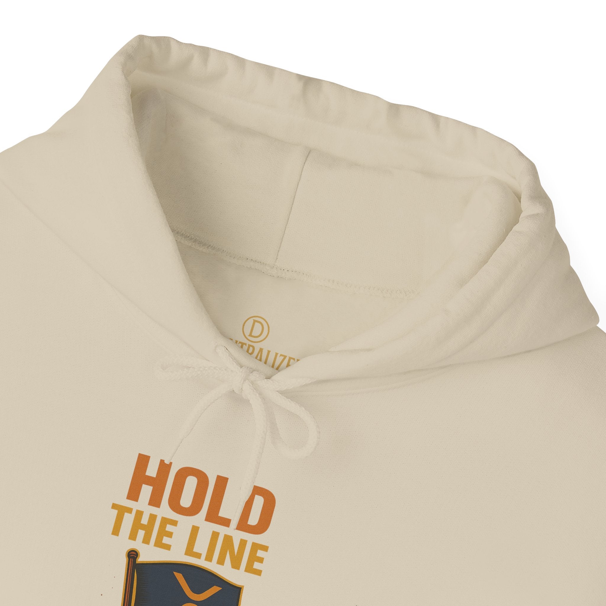 Hold The Line Hoodie — Flag & Fist Graphic Pullover