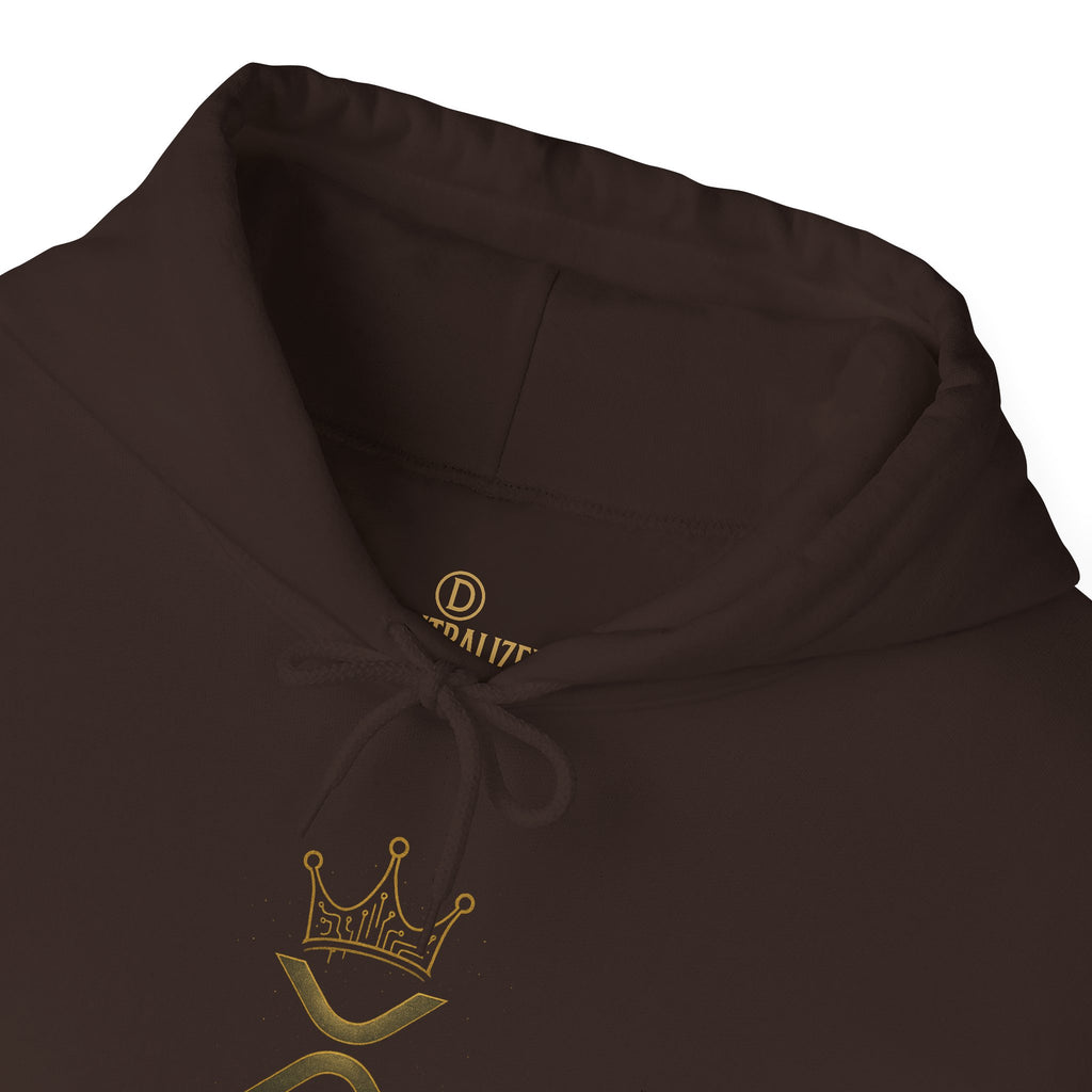 XRP Liquidity King Hoodie — Crypto Logo Pullover for Traders & Investors