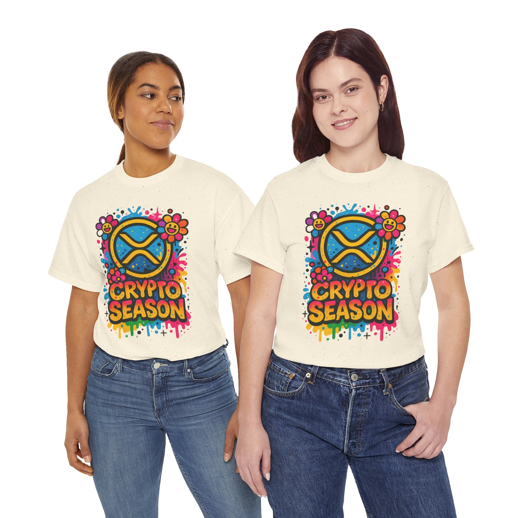 Crypto Season T-Shirt — Colorful Ripple XRP Logo Tee