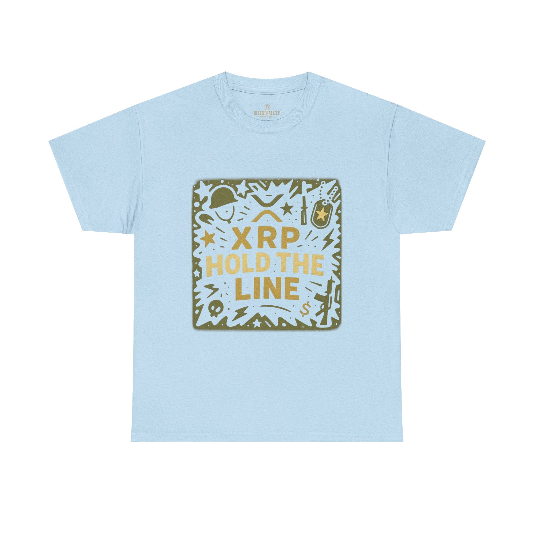 T-Shirt — XRP Hold The Line Crypto Graphic Tee