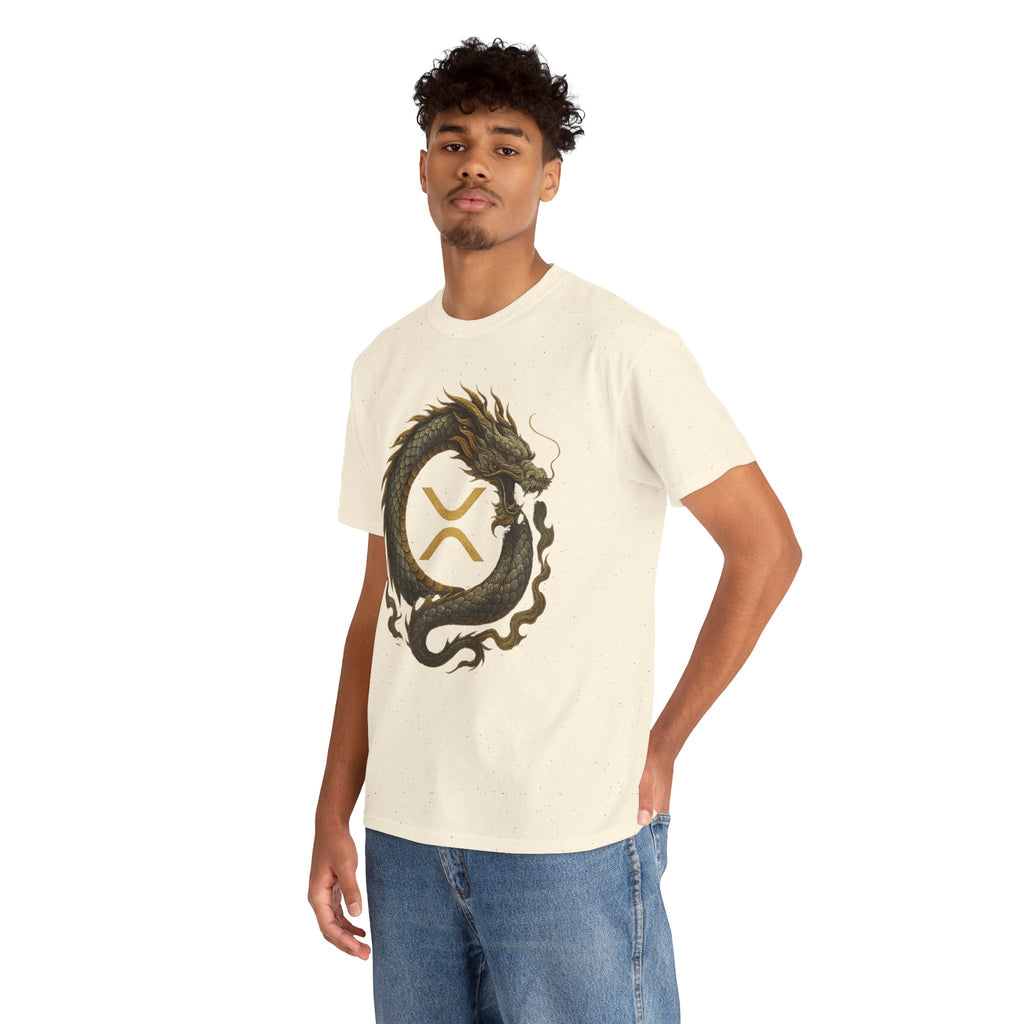 Dragon XRP Logo T-Shirt — Crypto XRP Circle Dragon Graphic Tee