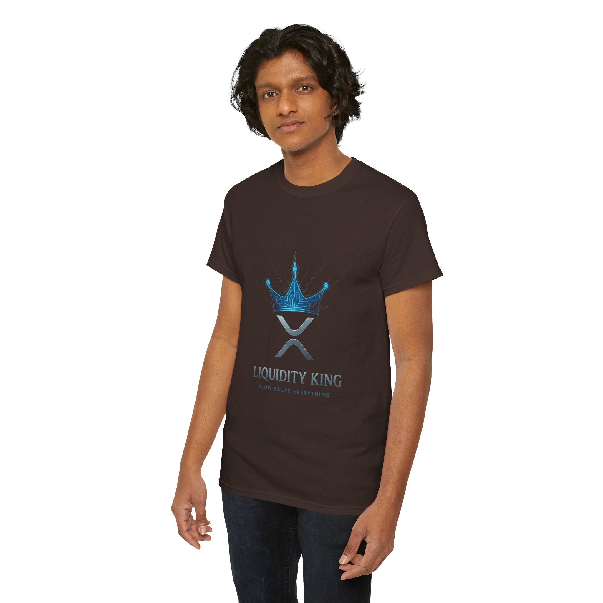 RIPPLE Liquidity King T-Shirt — Crypto XRP Crown Tee