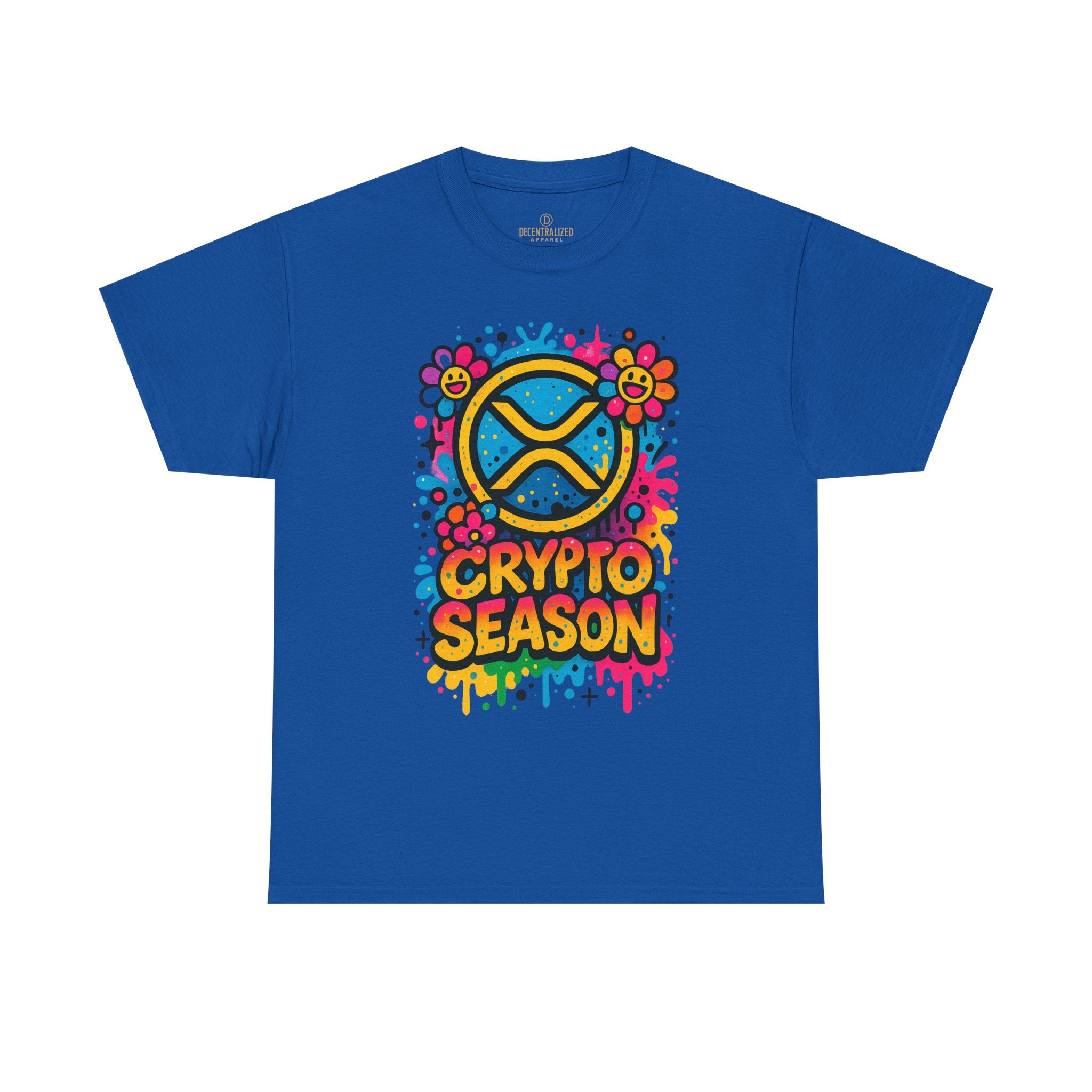 Crypto Season T-Shirt — Colorful Ripple XRP Logo Tee